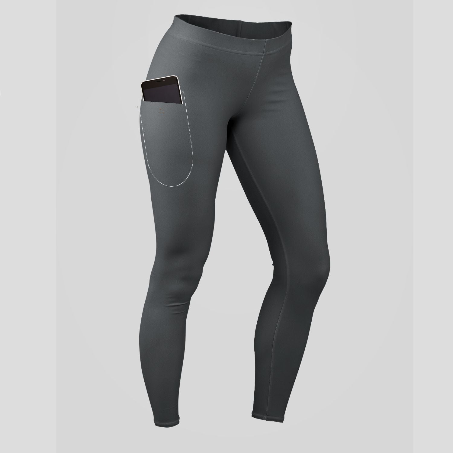 Funky Fit SCULPT Yoga Leggings- Charcoal Grey