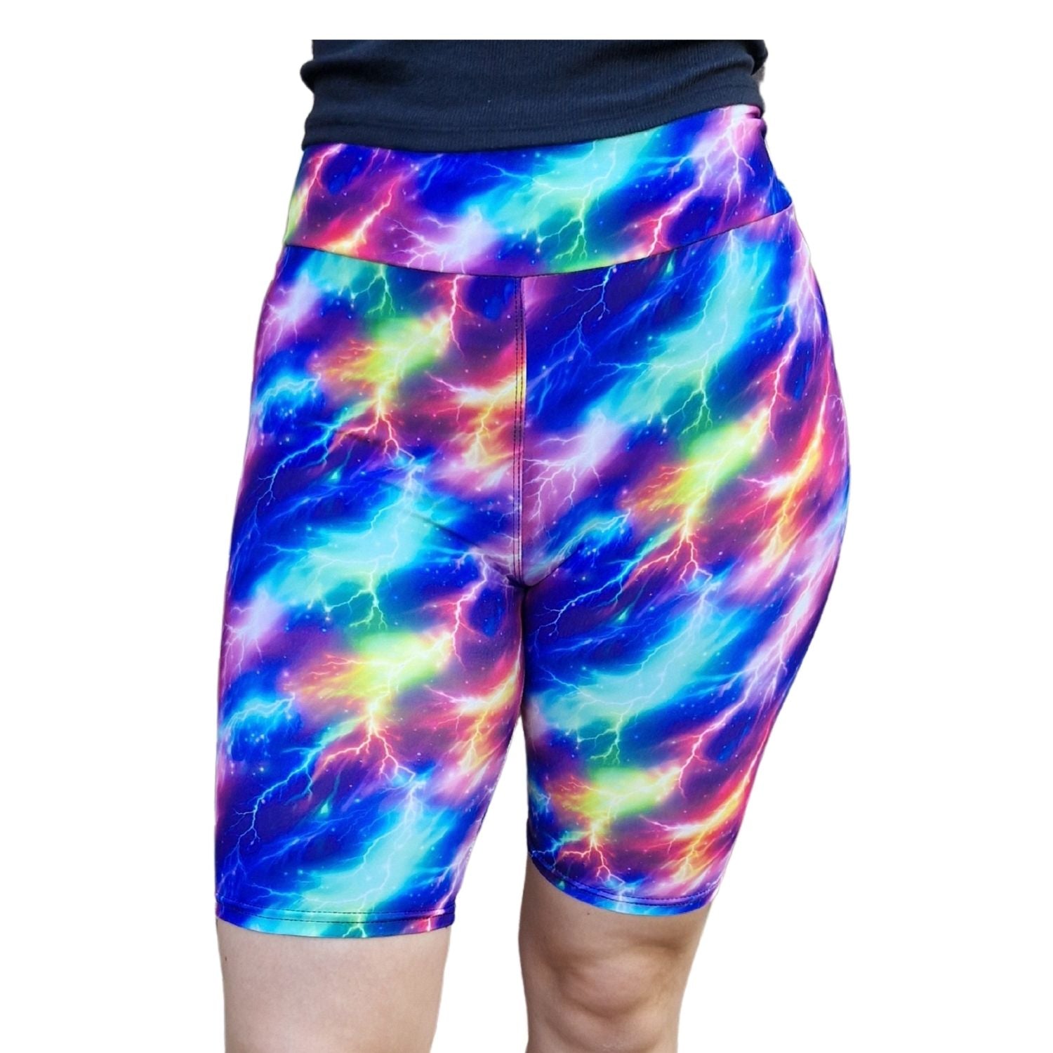 Funky Fit 24/7 Biker Shorts - Thunderstorm