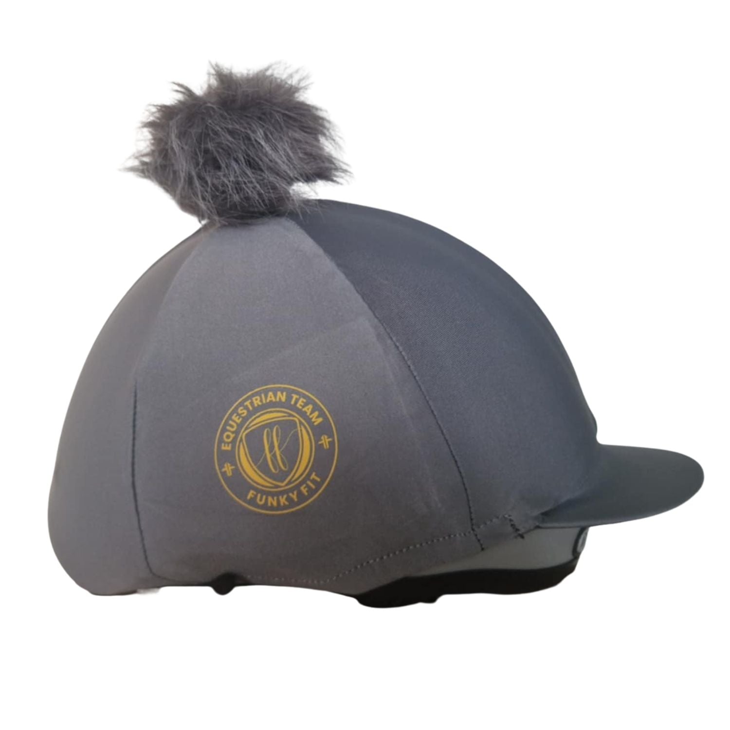 Funky Fit Team Shadow Grey & Gold Hat Silk