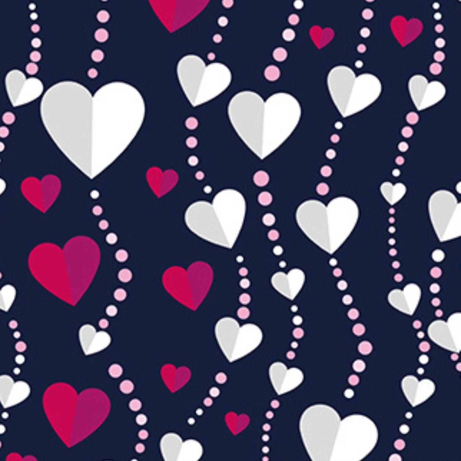 Funky Fit SCULPT Yoga Full Length Leggings - Valentines String of Hearts