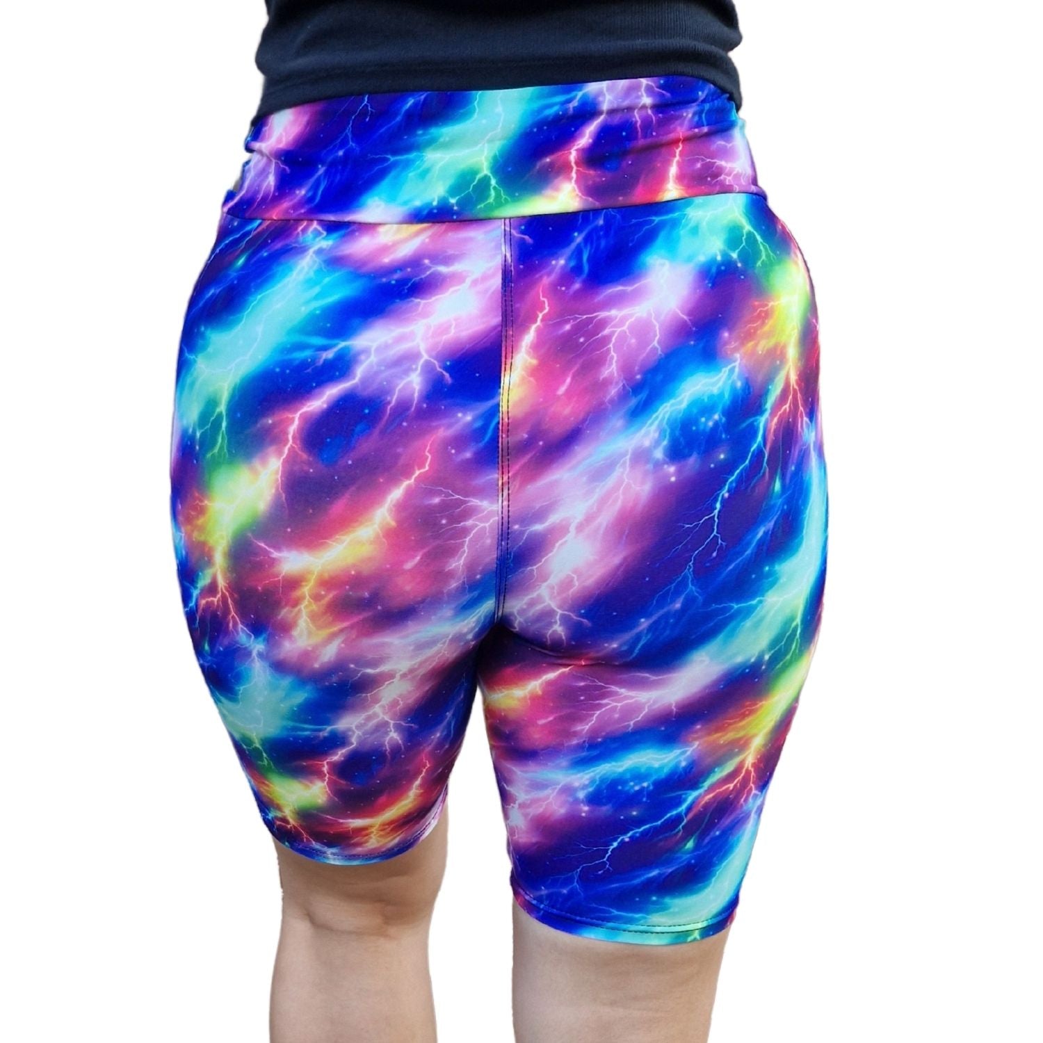 Funky Fit 24/7 Biker Shorts - Thunderstorm