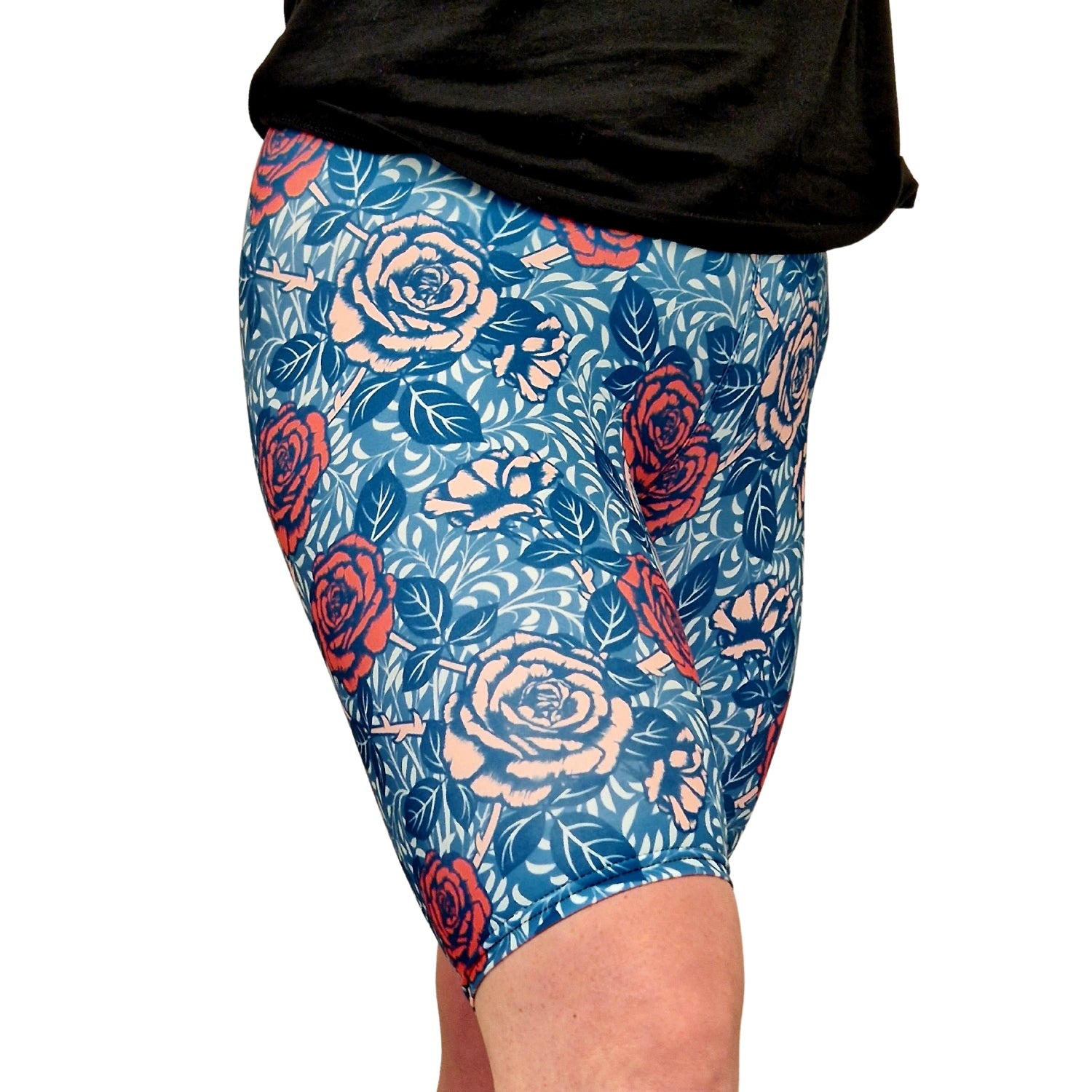 24/7 Biker Shorts - Aging Bloom