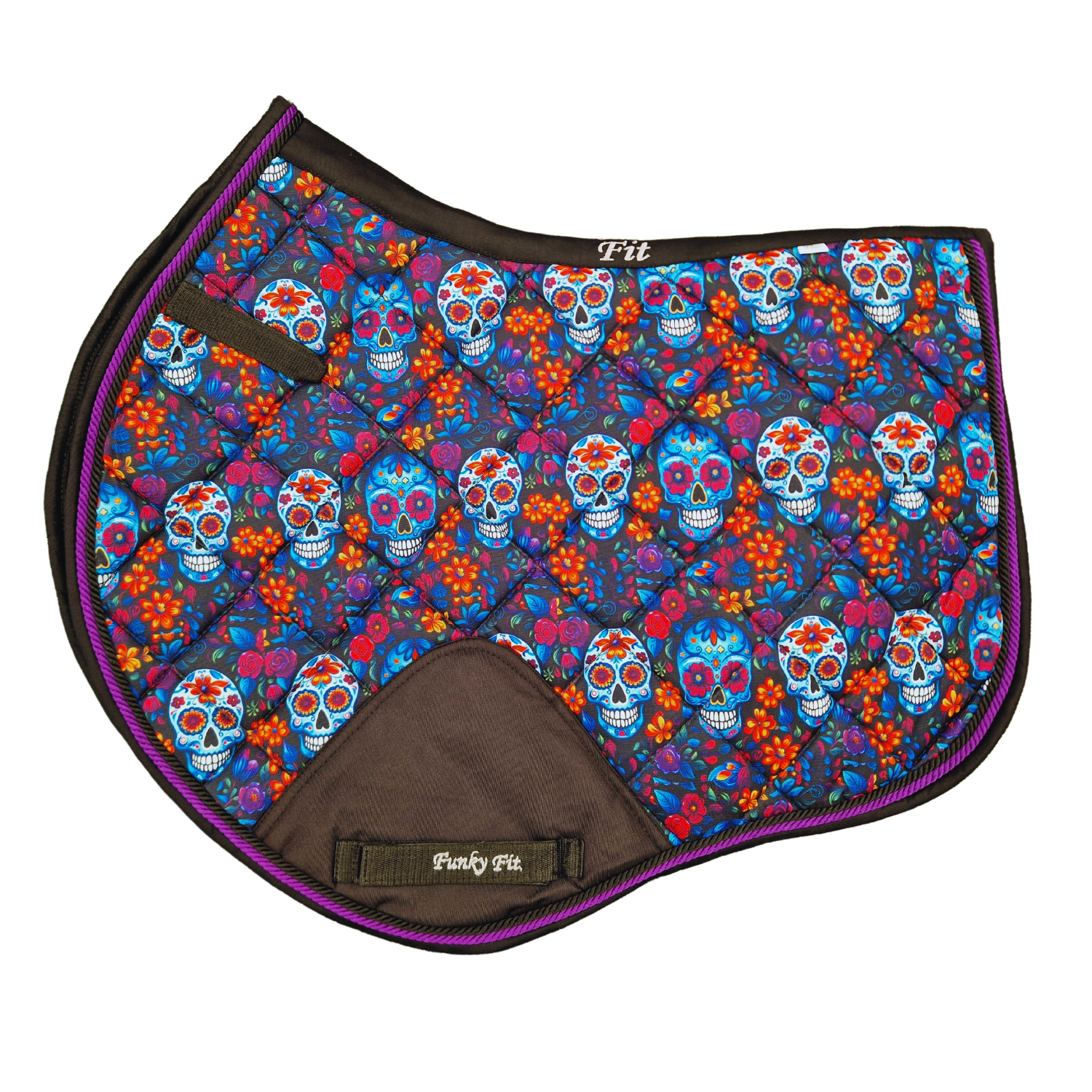 Matching set- Saddle Pad, Fly Veil & Brushing Boots - Long Time Dead