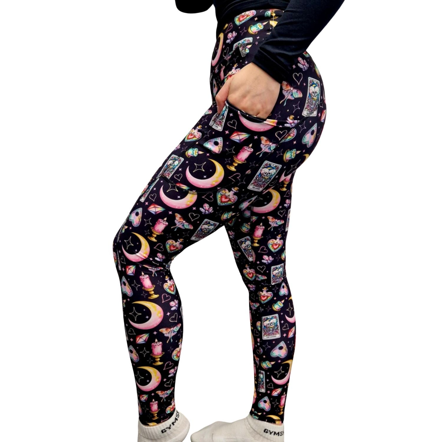 Funky Fit SCULPT Yoga Full Length Leggings - Witches Love Spells