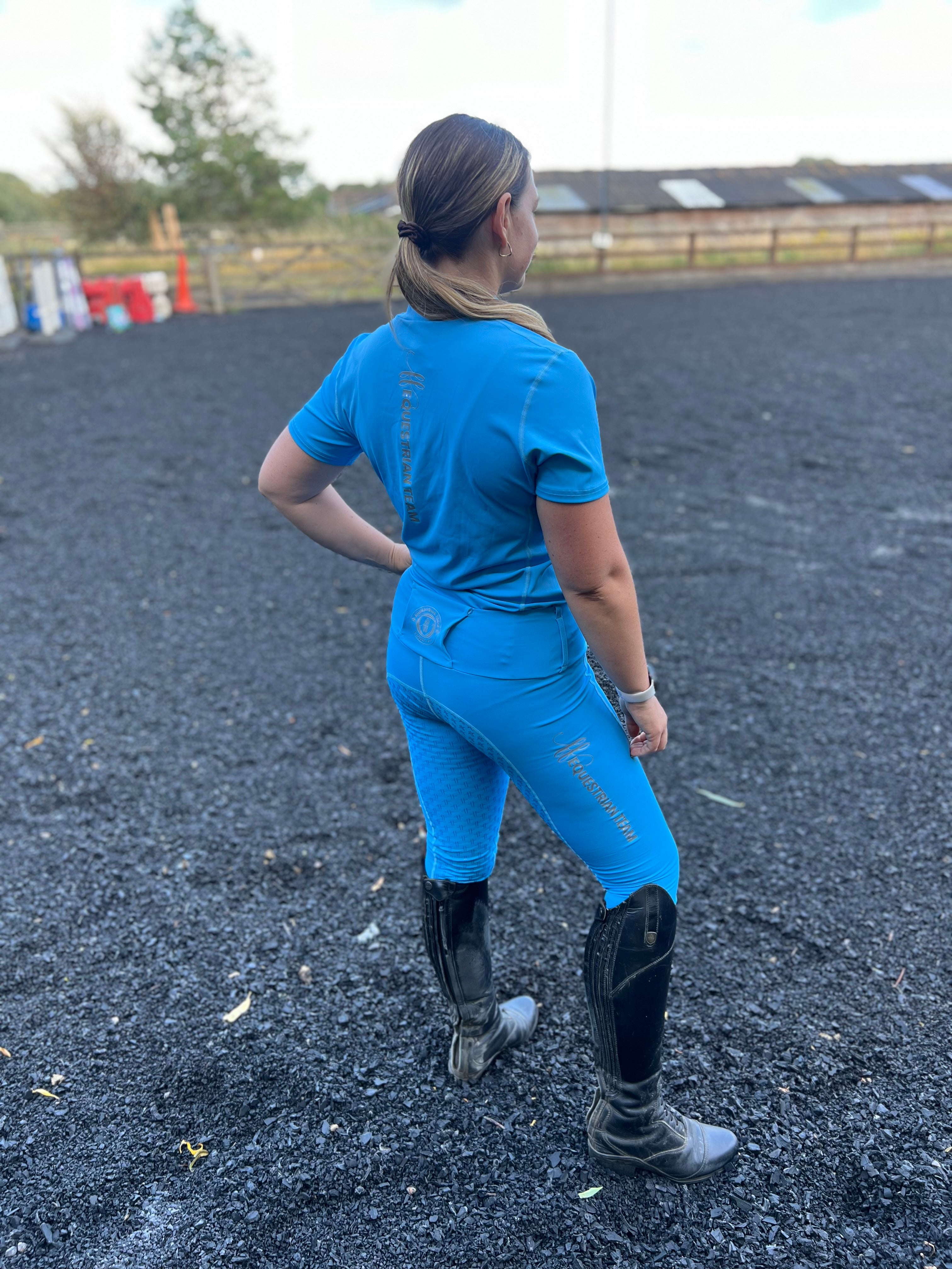 Team Performance Pull On Breech - Sky (Adult & Kids)