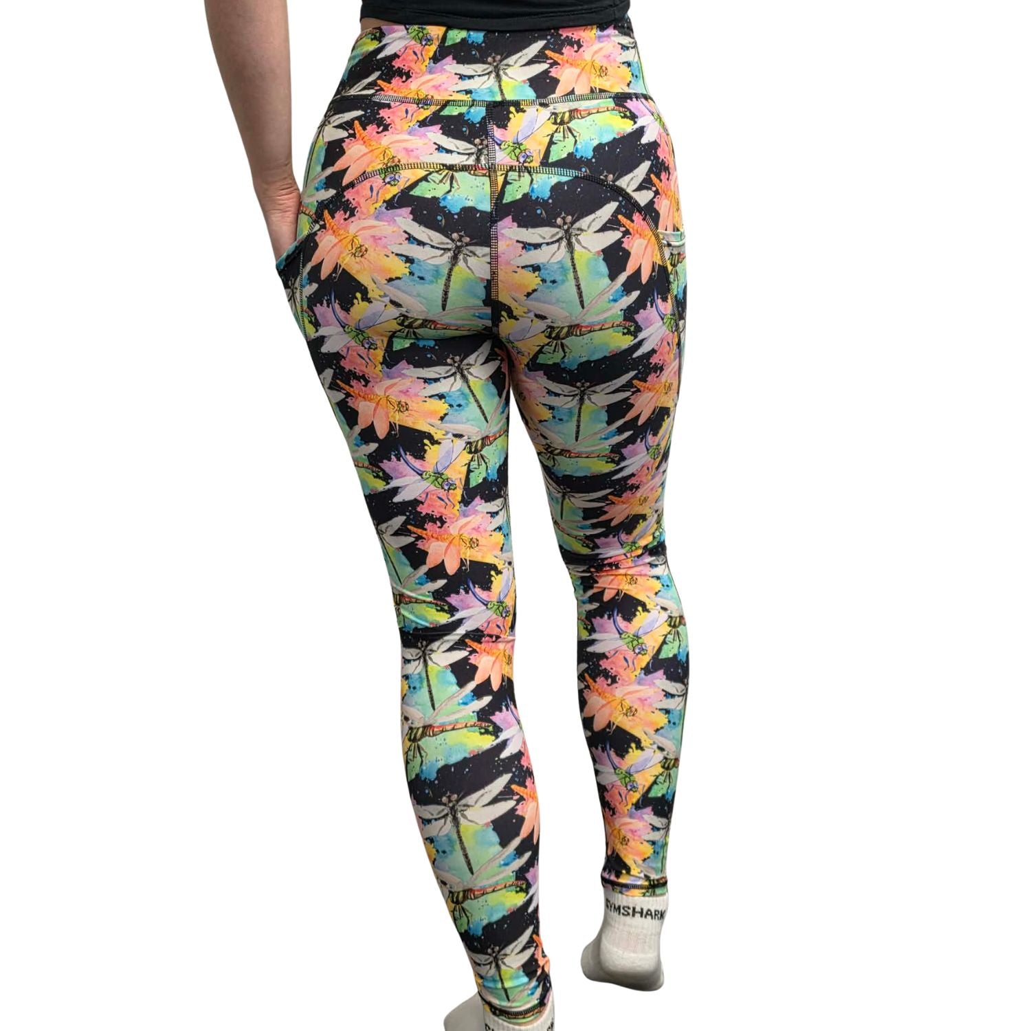Funky Ft SCULPT Yoga Full Length Leggings - Dragonfly Night