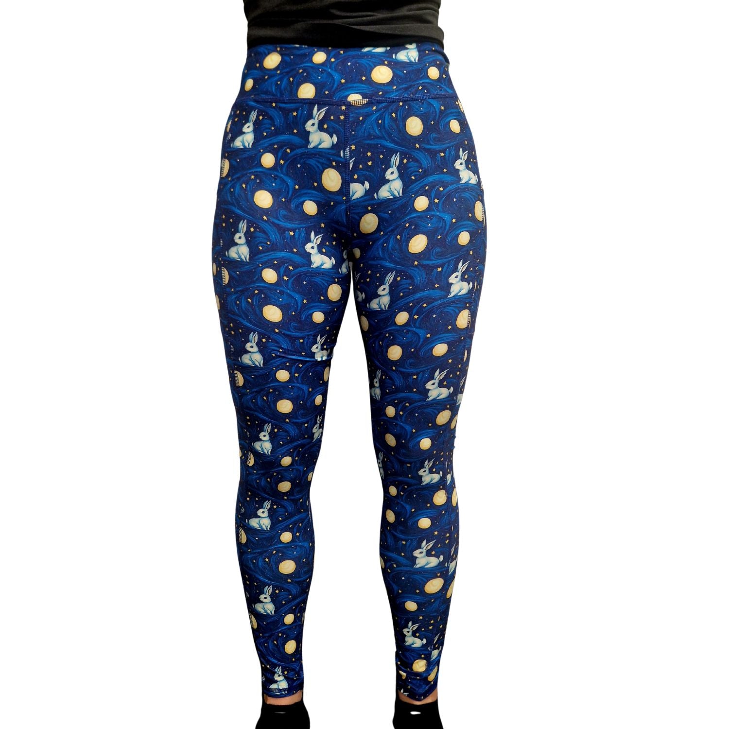 Funky Ft SCULPT Yoga Full Length Leggings - Ethereal Easter Bunny