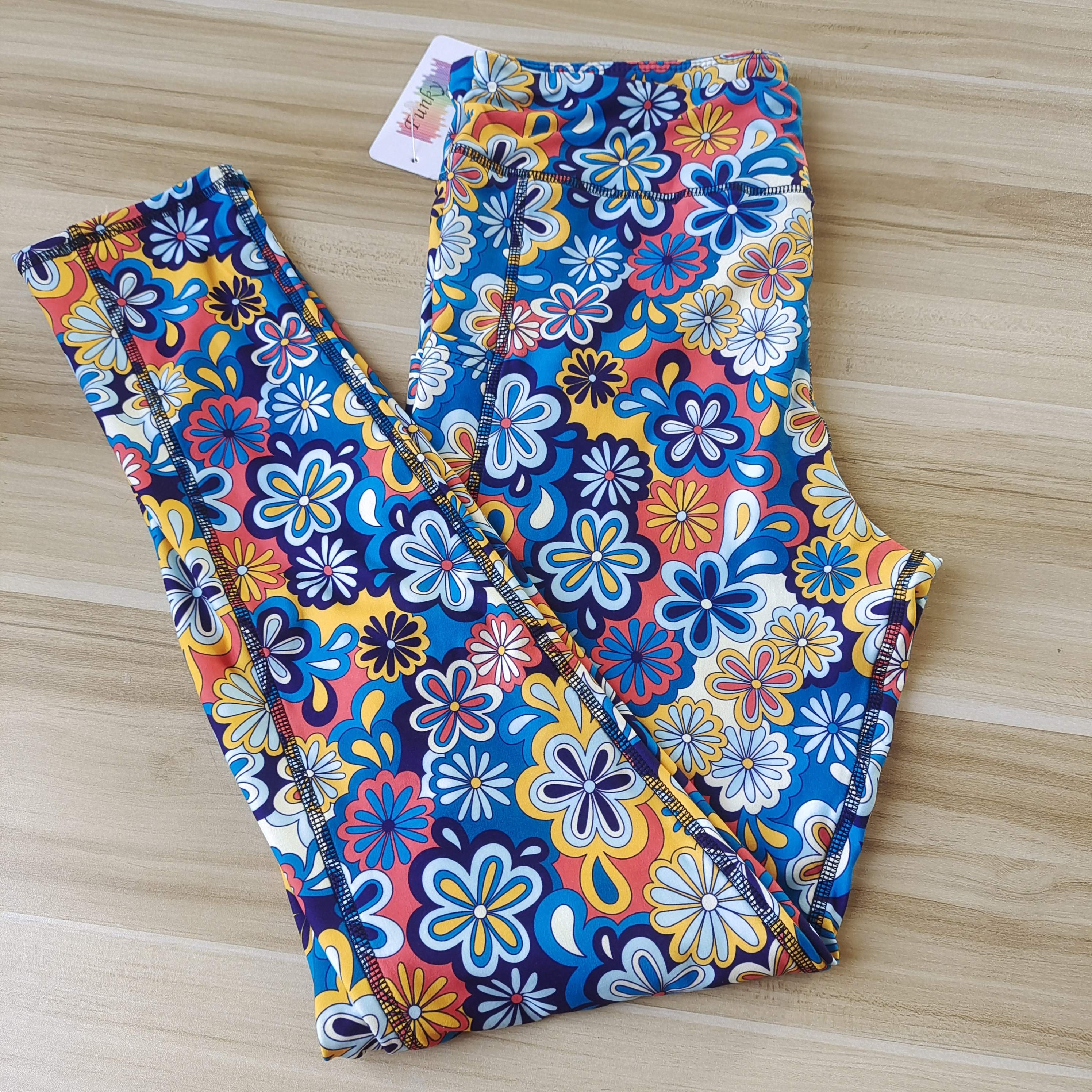 Funky Fit SCULPT Yoga Leggings- GRooVy