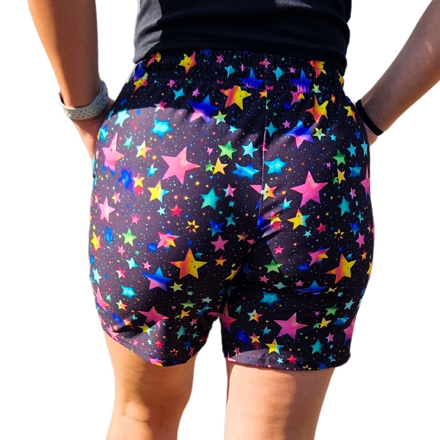 Funky Fit Jogger Shorts - Supernova Stars