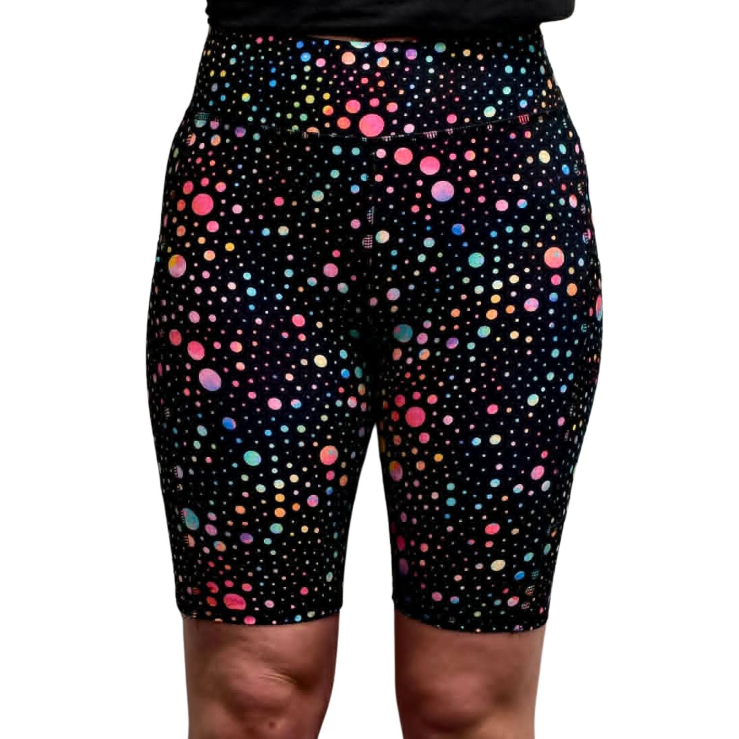 Funky Fit Sculpt Yoga Biker Shorts - Luminaire