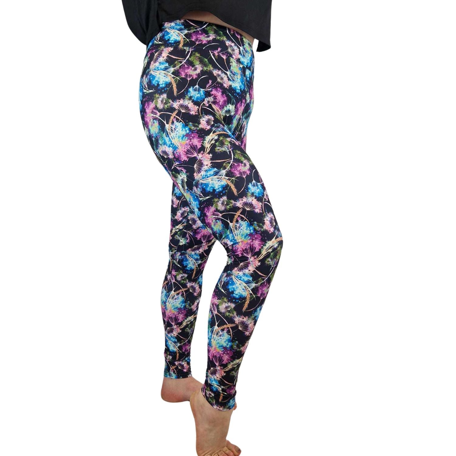 Funky Fit 24/7 Full Length Leggings –  Wishes Pattern