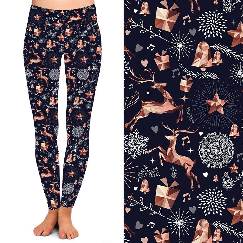 Funky Fit 24/7 Full Length Leggings – Christmas Magic Pattern