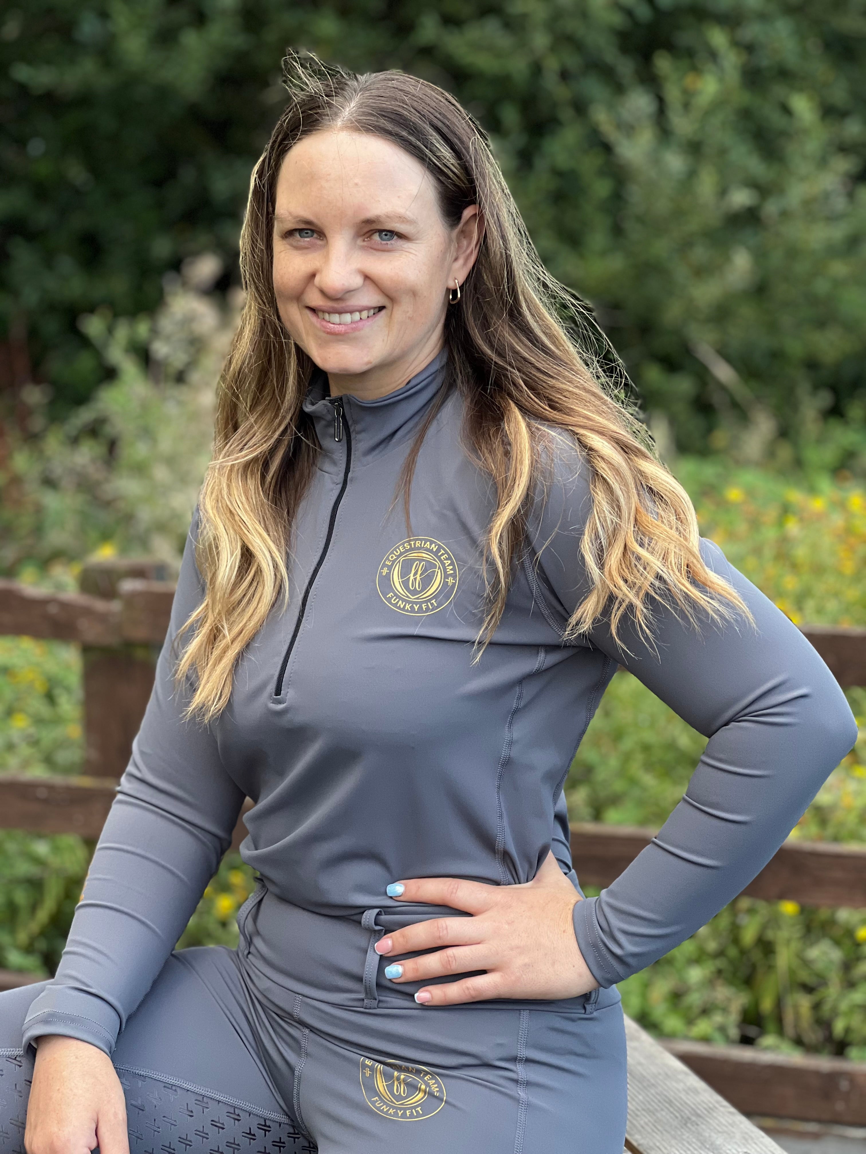 Team Long Sleeved Base Layer - Shadow (Adult & Kids)