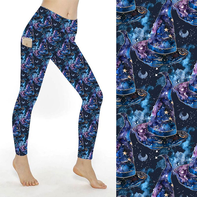 SCULPT Yoga Full Length Leggings - Witches Night