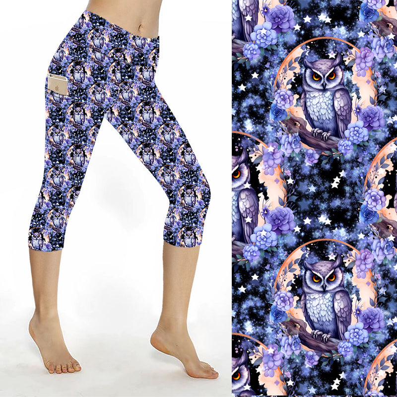 Funky Fit SCULPT Yoga Capri Leggings - Night Watch