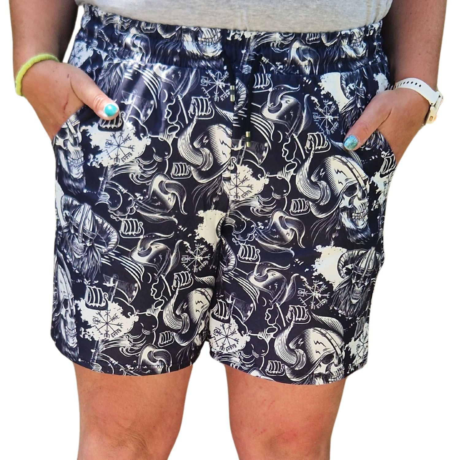 Funky Fit Jogger Shorts - Viking