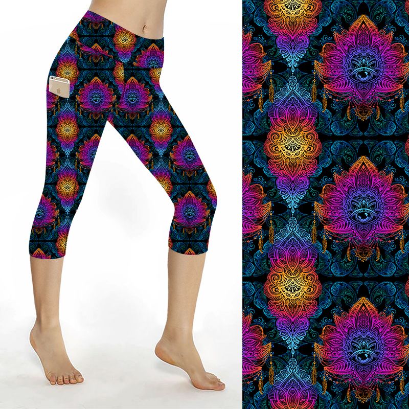 SCULPT Yoga Capri Leggings - Feeling Zen