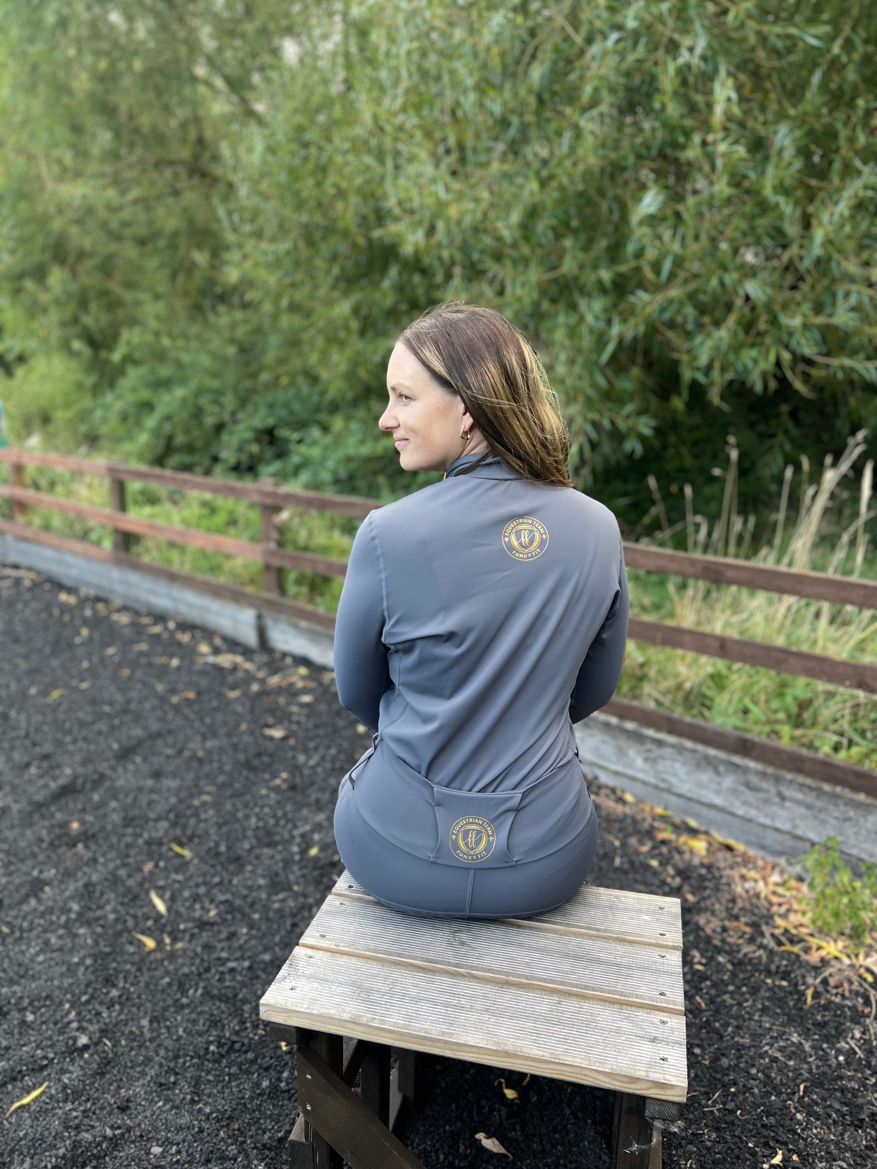 Team Long Sleeved Base Layer - Shadow (Adult & Kids)