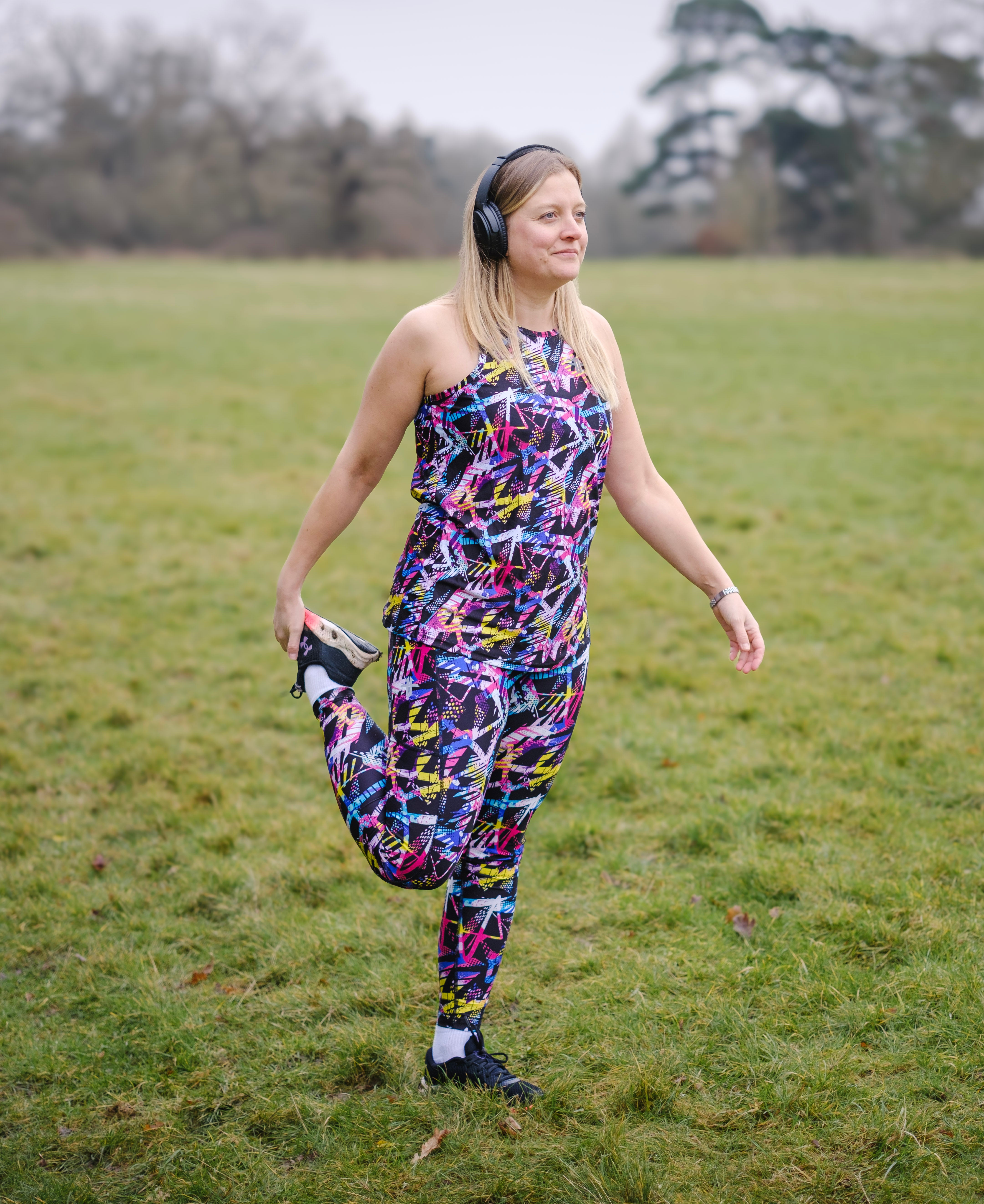 Funky Fit H.I. Full Length Gym Leggings - Life in Abstract