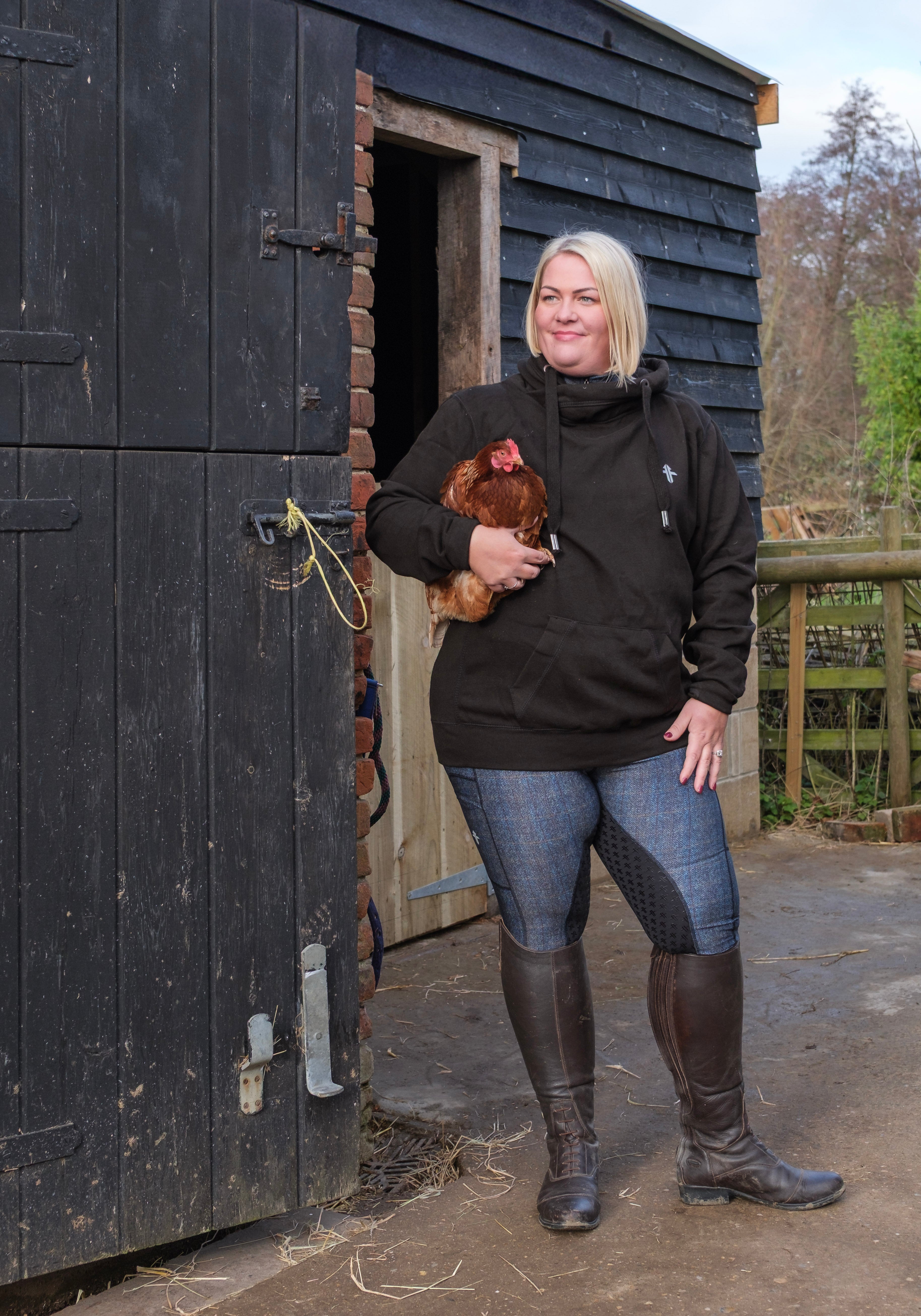 Funky Fit Hereford Plaid Jodhpurs