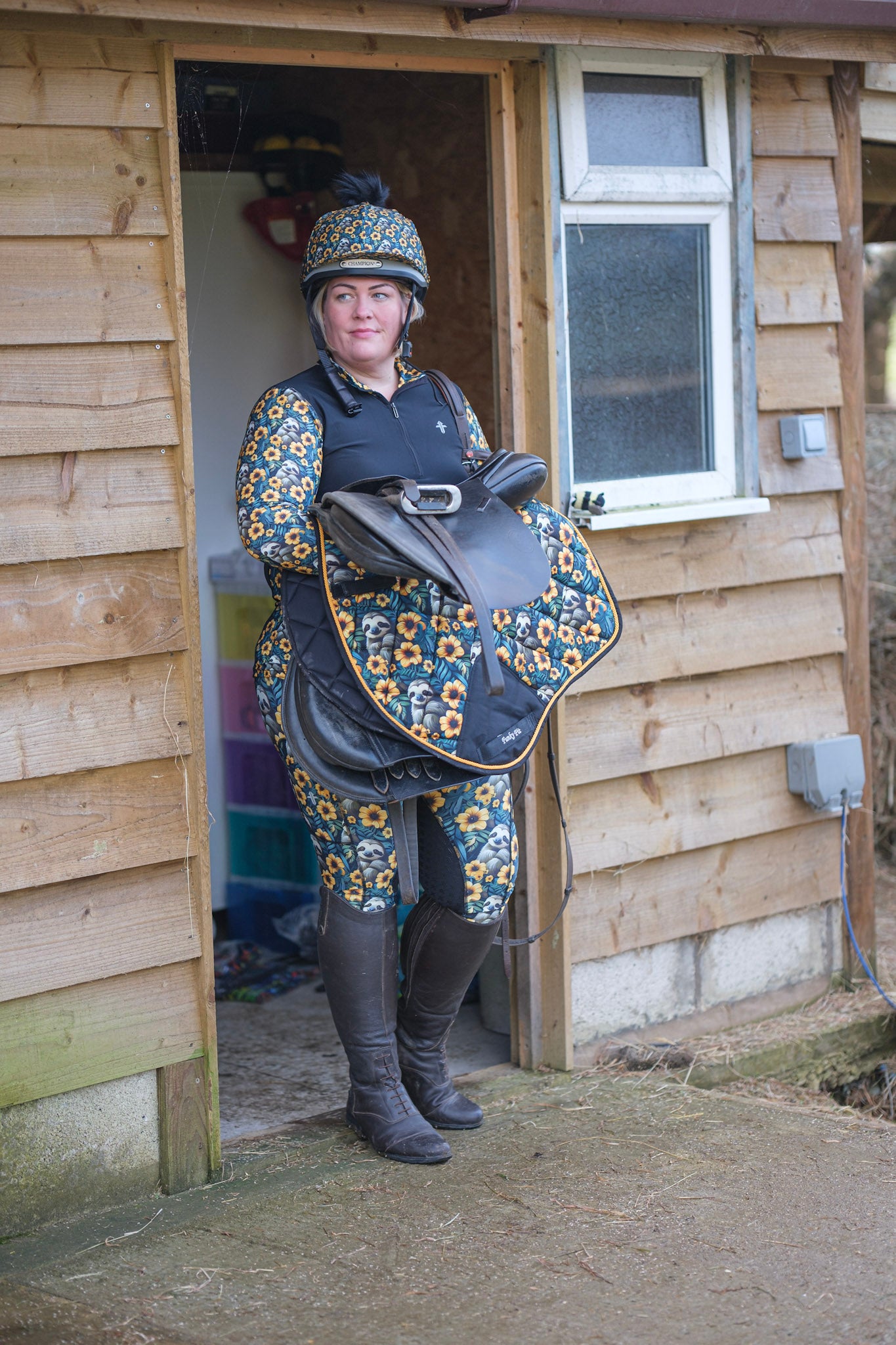 Funky Fit Sunshine Sloths Jodhpurs- Equestrian