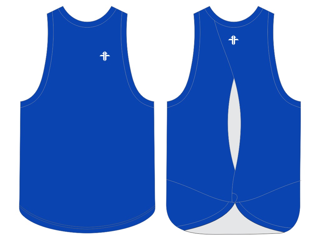 Electric Blue Twist Vest - PRE ORDER