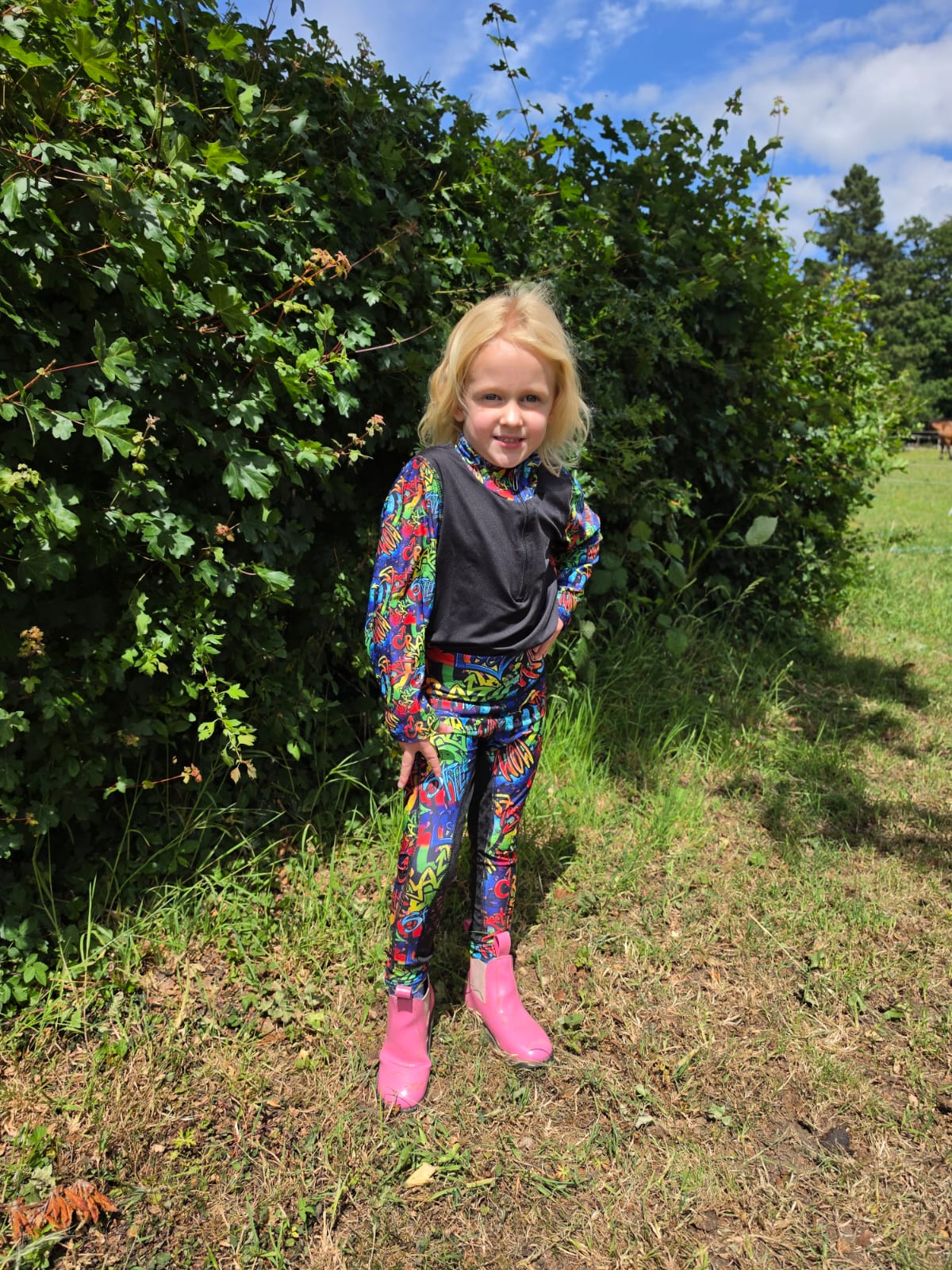 Graffiti Jodhpurs Kids Equestrian