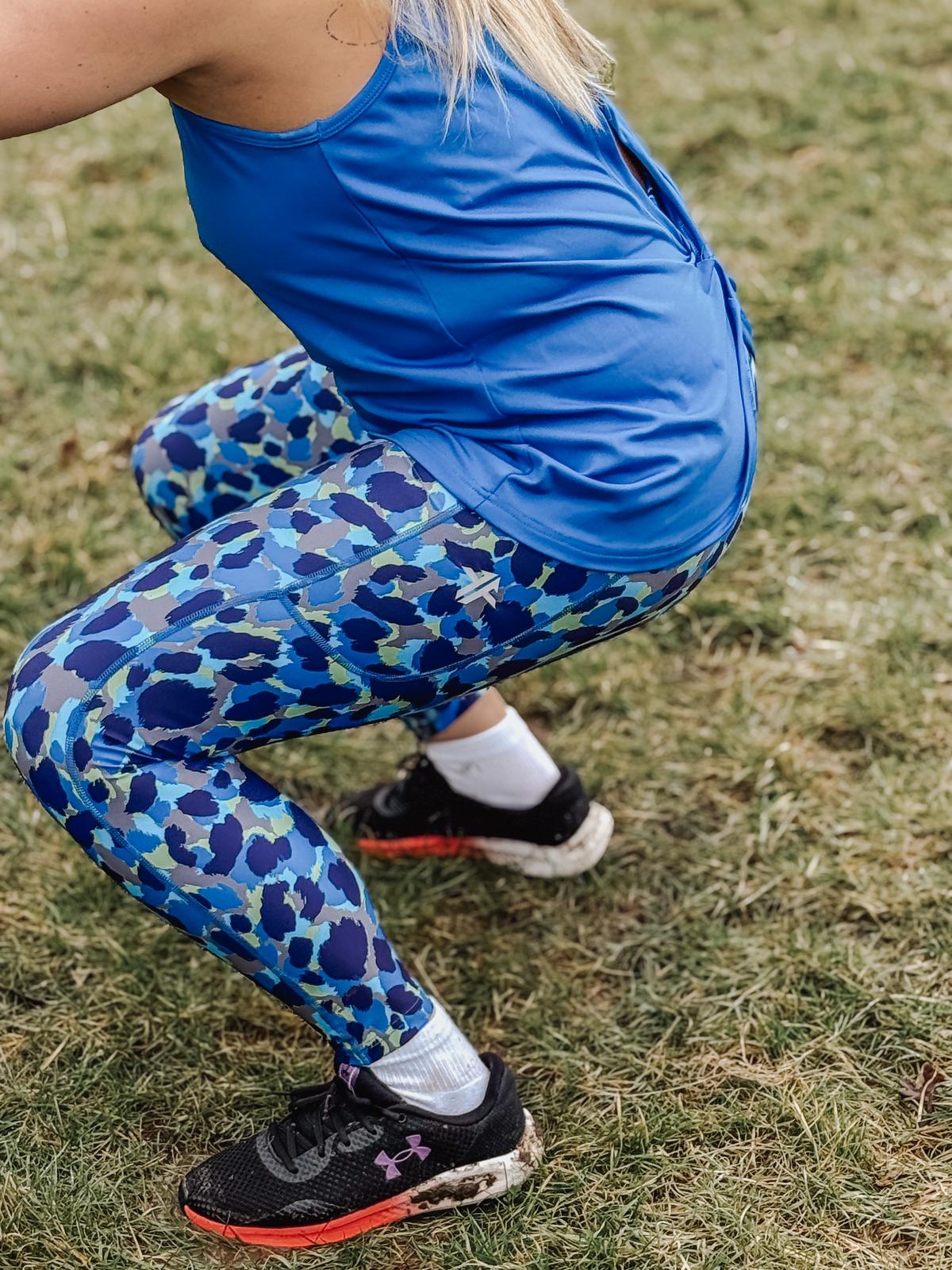 H.I. Full Length Gym Leggings - Hear Me Roar Design