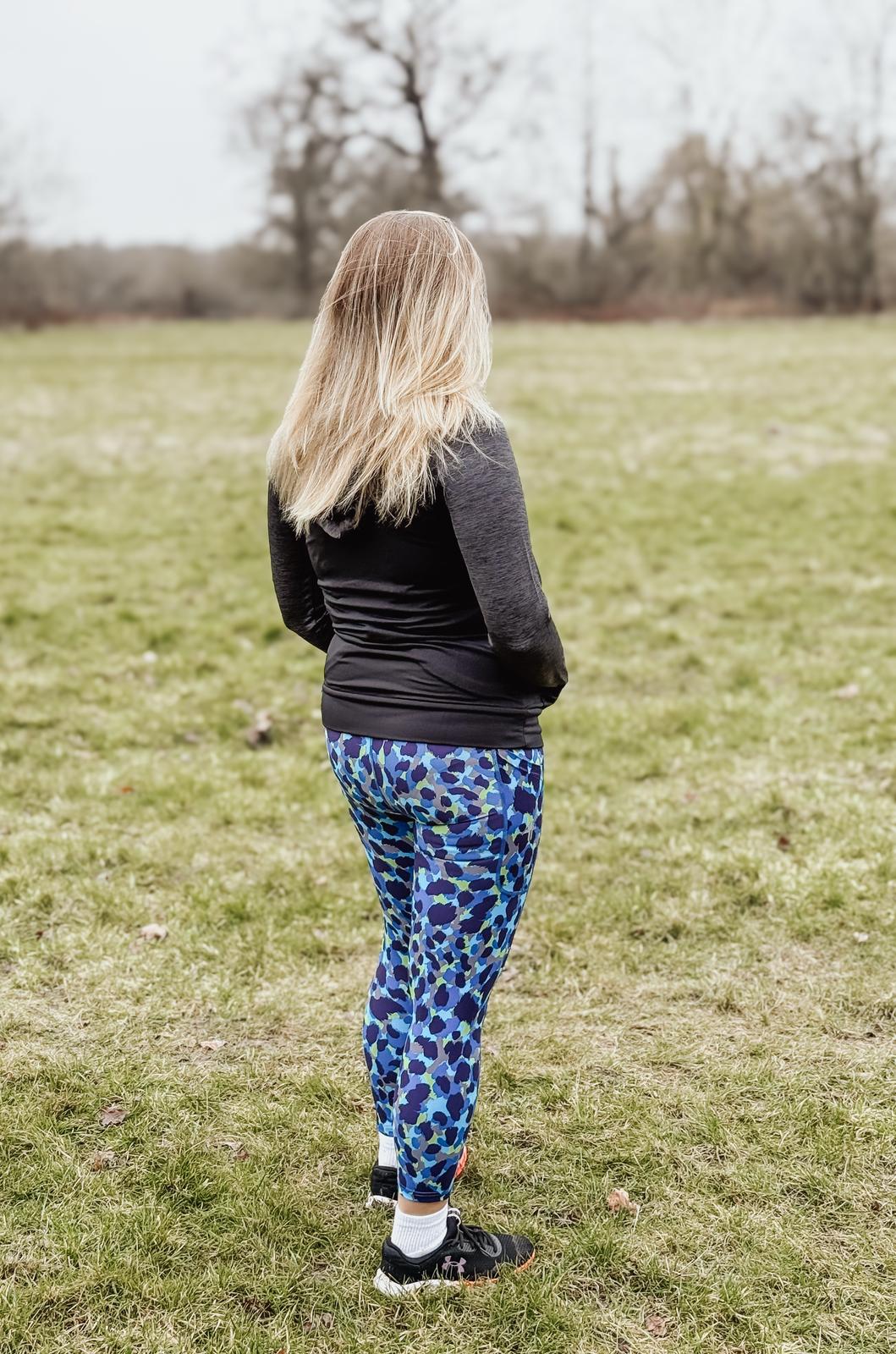 H.I. Full Length Gym Leggings - Hear Me Roar Design