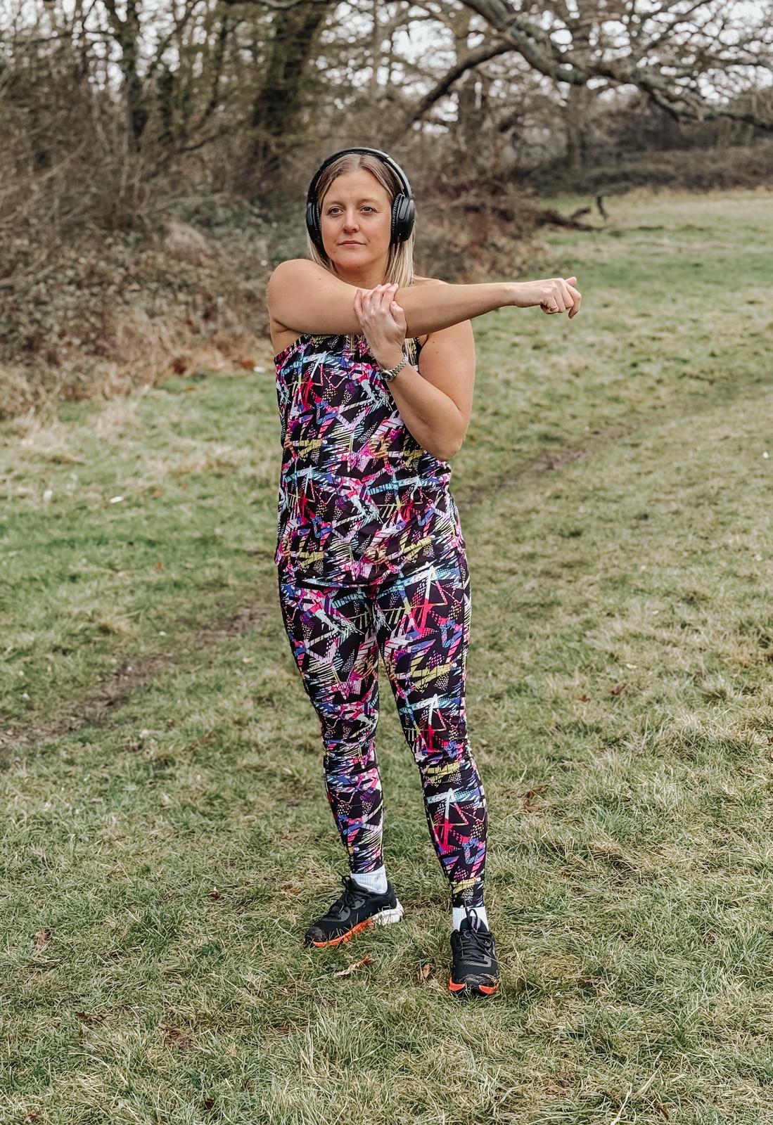 Funky Fit H.I. Full Length Gym Leggings - Life in Abstract