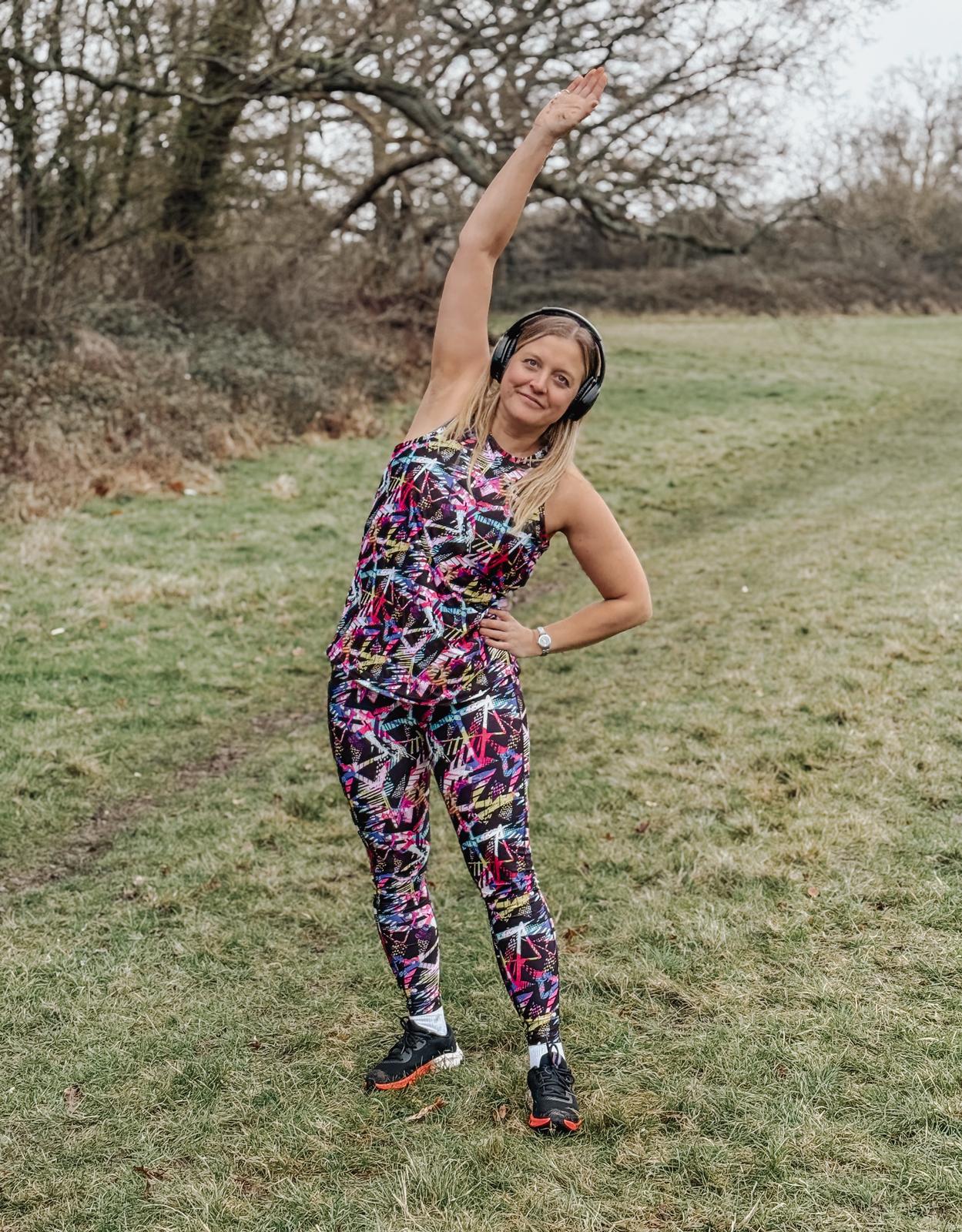 Funky Fit H.I. Full Length Gym Leggings - Life in Abstract