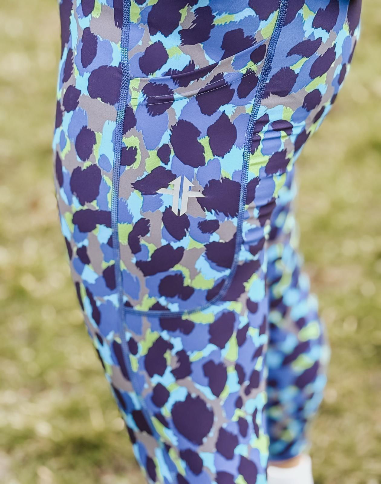 H.I. Full Length Gym Leggings - Hear Me Roar Design