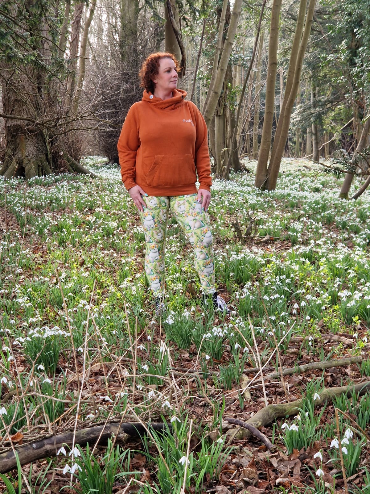 Funky Fit 24/7 Full Length Leggings – Bunny in Bloom