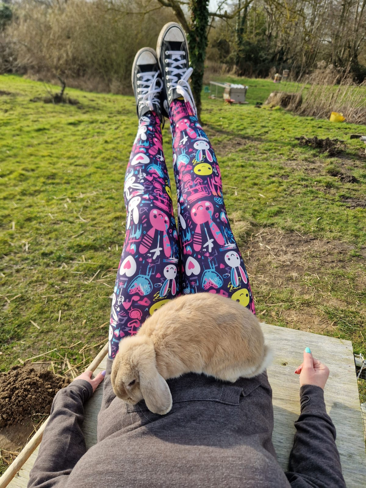 Funky Fit 24/7 Full Length Leggings – Grunge Bunnies