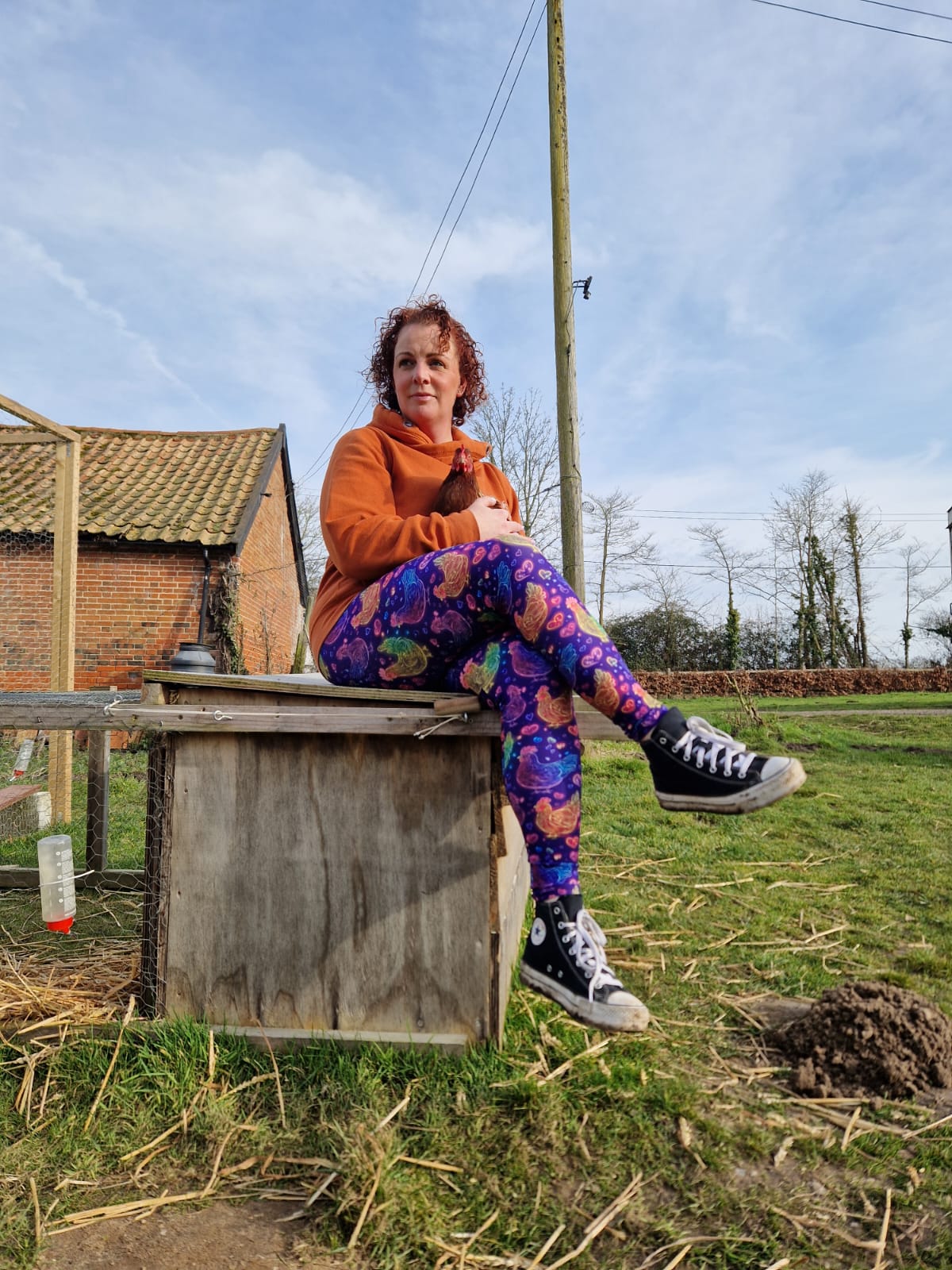Funky Fit 24/7 Full Length Leggings – Clucking Gorgeous!