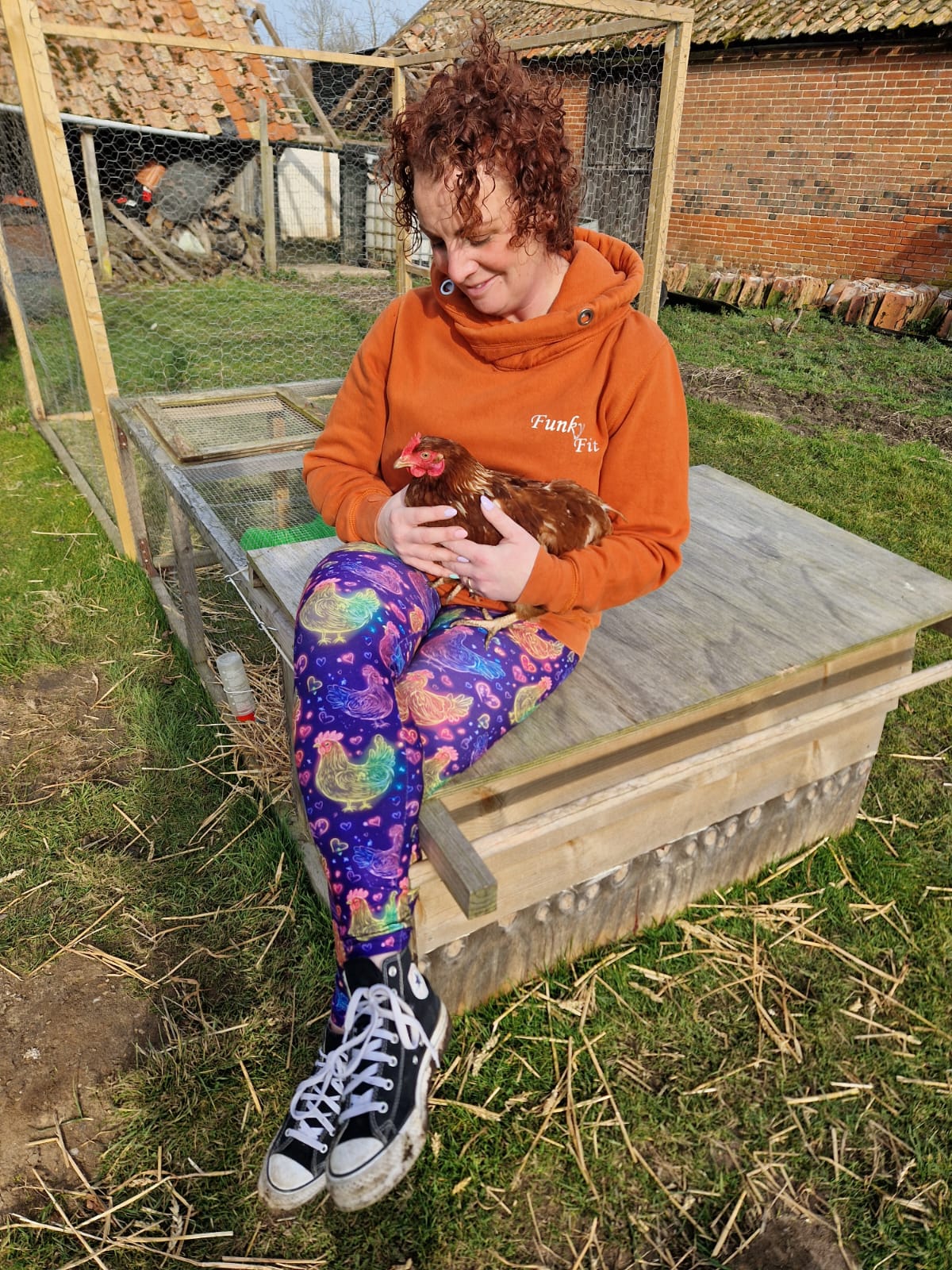 Funky Fit 24/7 Full Length Leggings – Clucking Gorgeous!