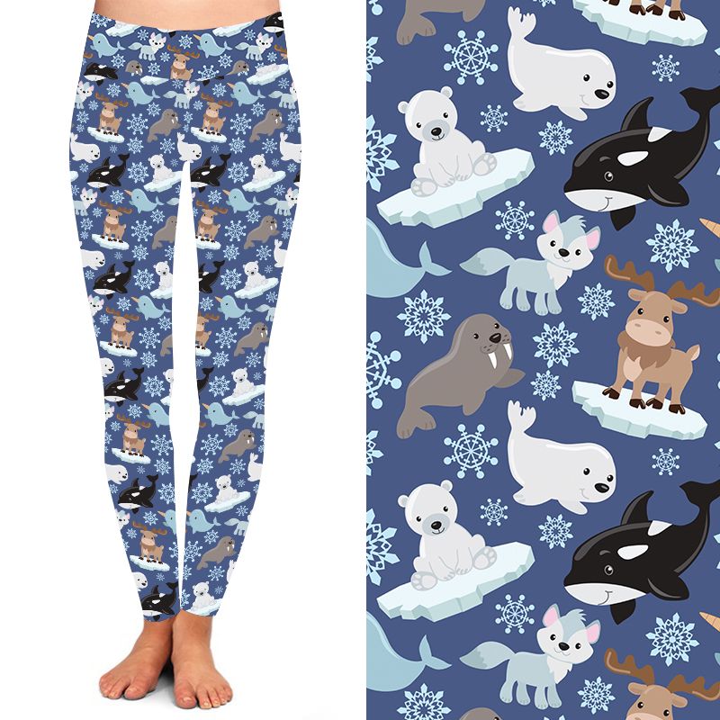 Funky Fit 24/7 Full Length Leggings – Artic Gang Pattern