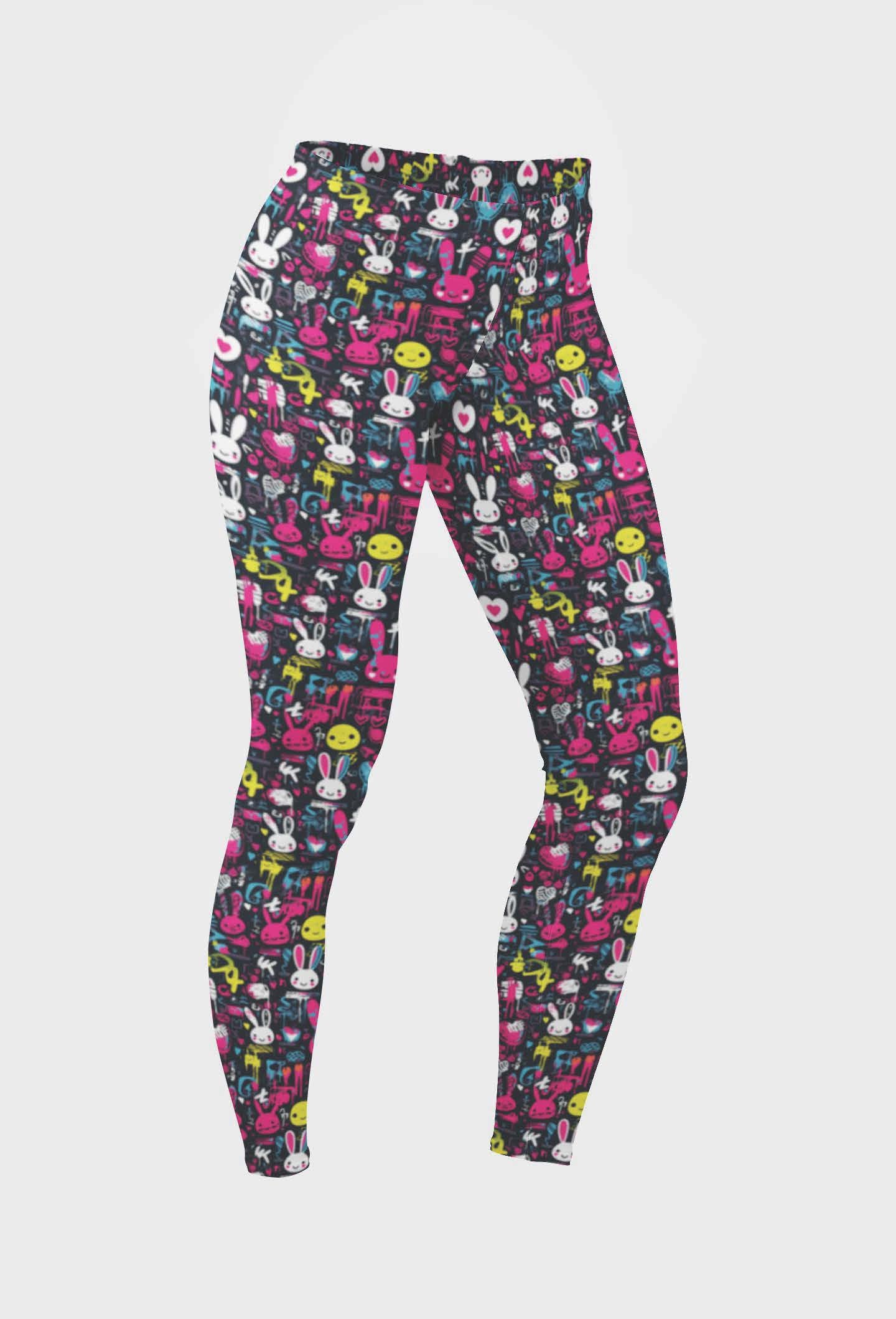Funky Fit 24/7 Full Length Leggings – Grunge Bunnies