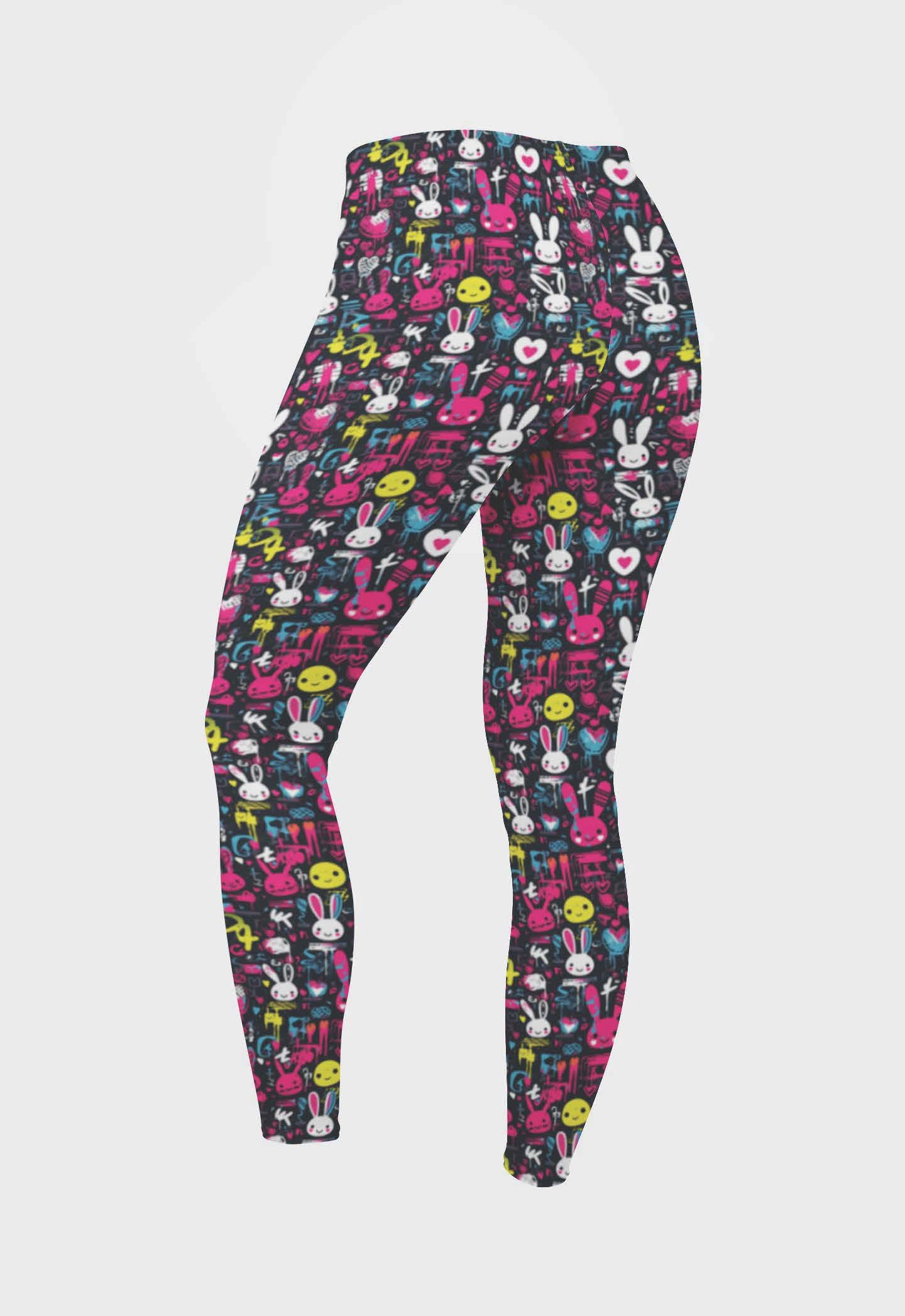 Funky Fit 24/7 Full Length Leggings – Grunge Bunnies