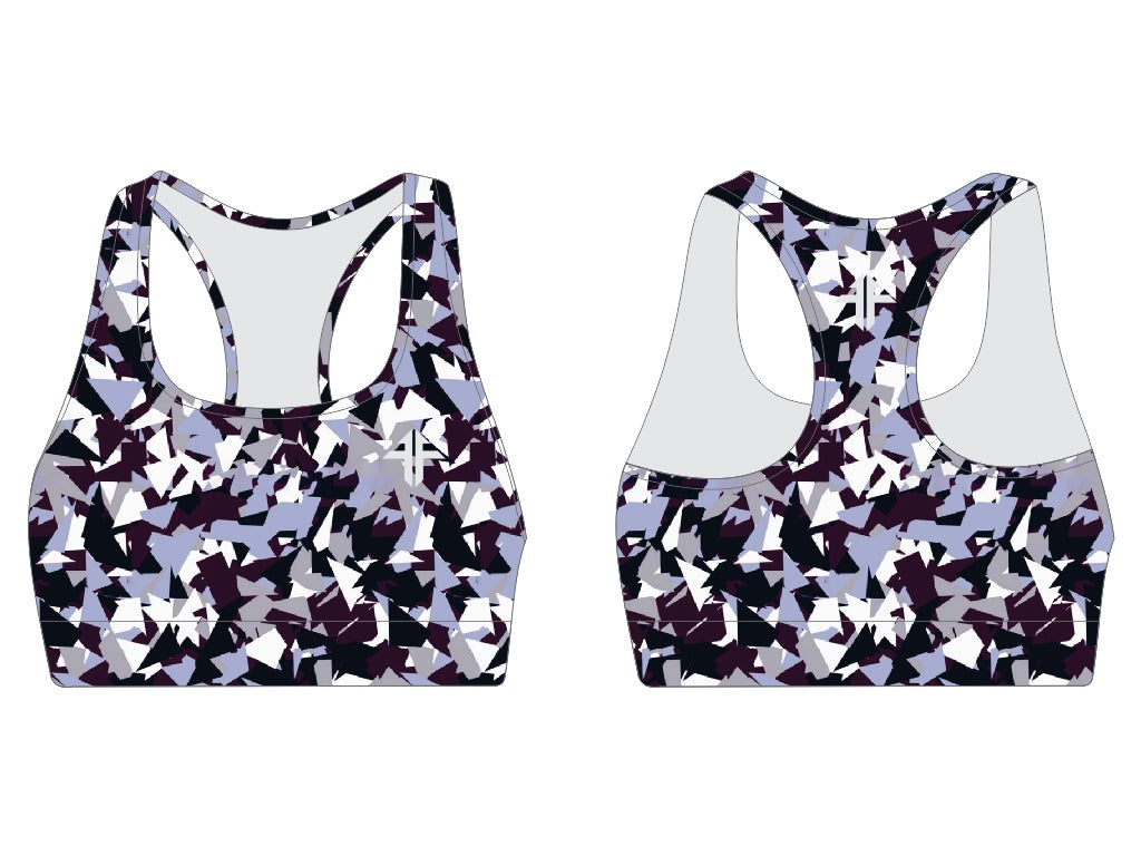 Funky Fit H.I. Racer Sports Bra - Tip of the Iceberg