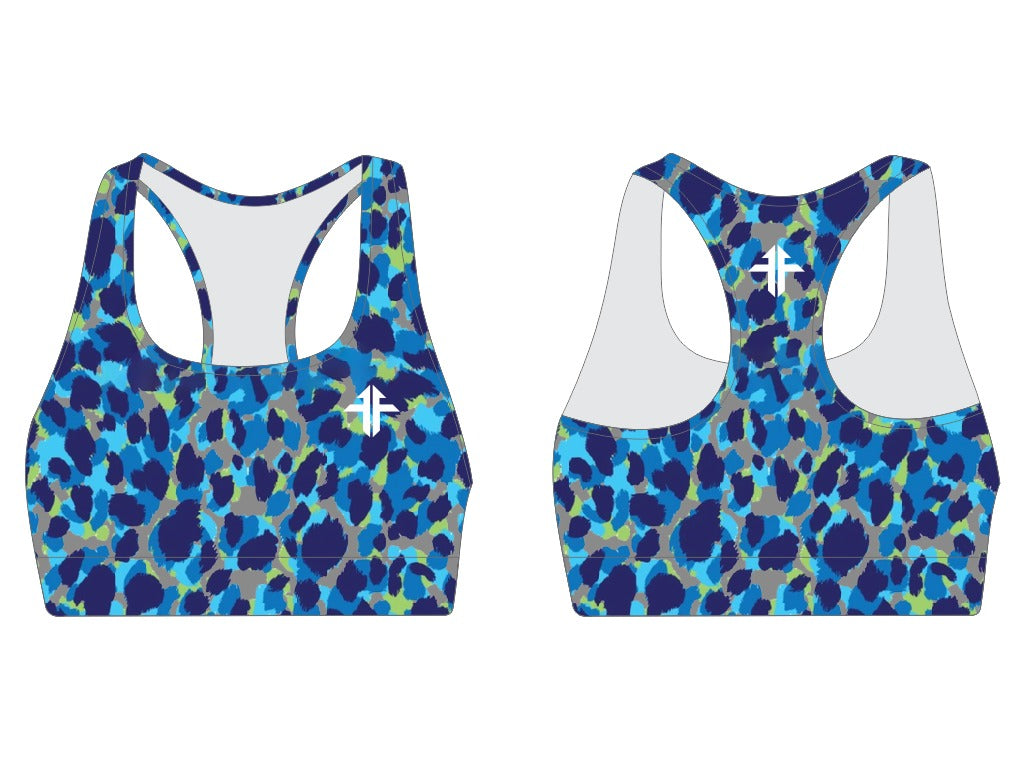 Funky Fit H.I. Racer Sports Bra - Hear Me Roar