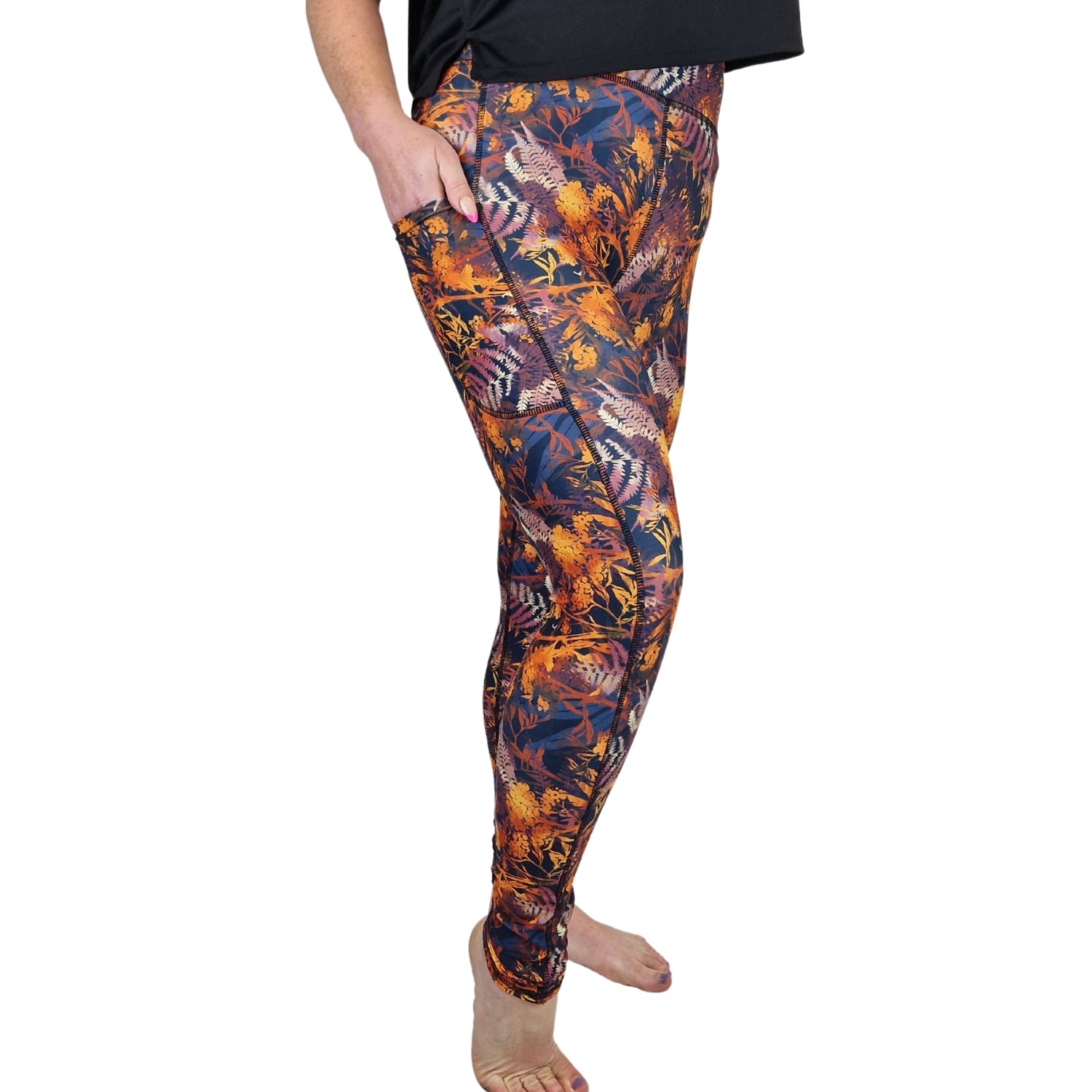 Buy Fern Cropped Leggings, Yoga Pants, Workout Capris, High Waisted Cropped  Leggings Online in India 