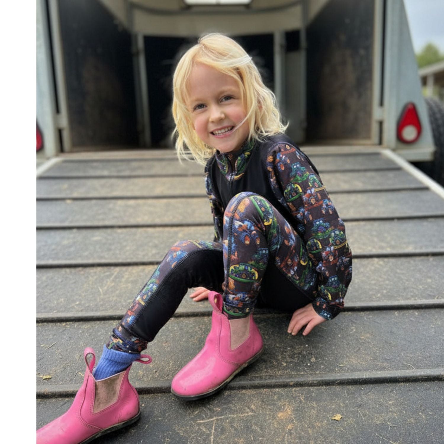 Big Tractor Jodhpurs Kids Equestrian