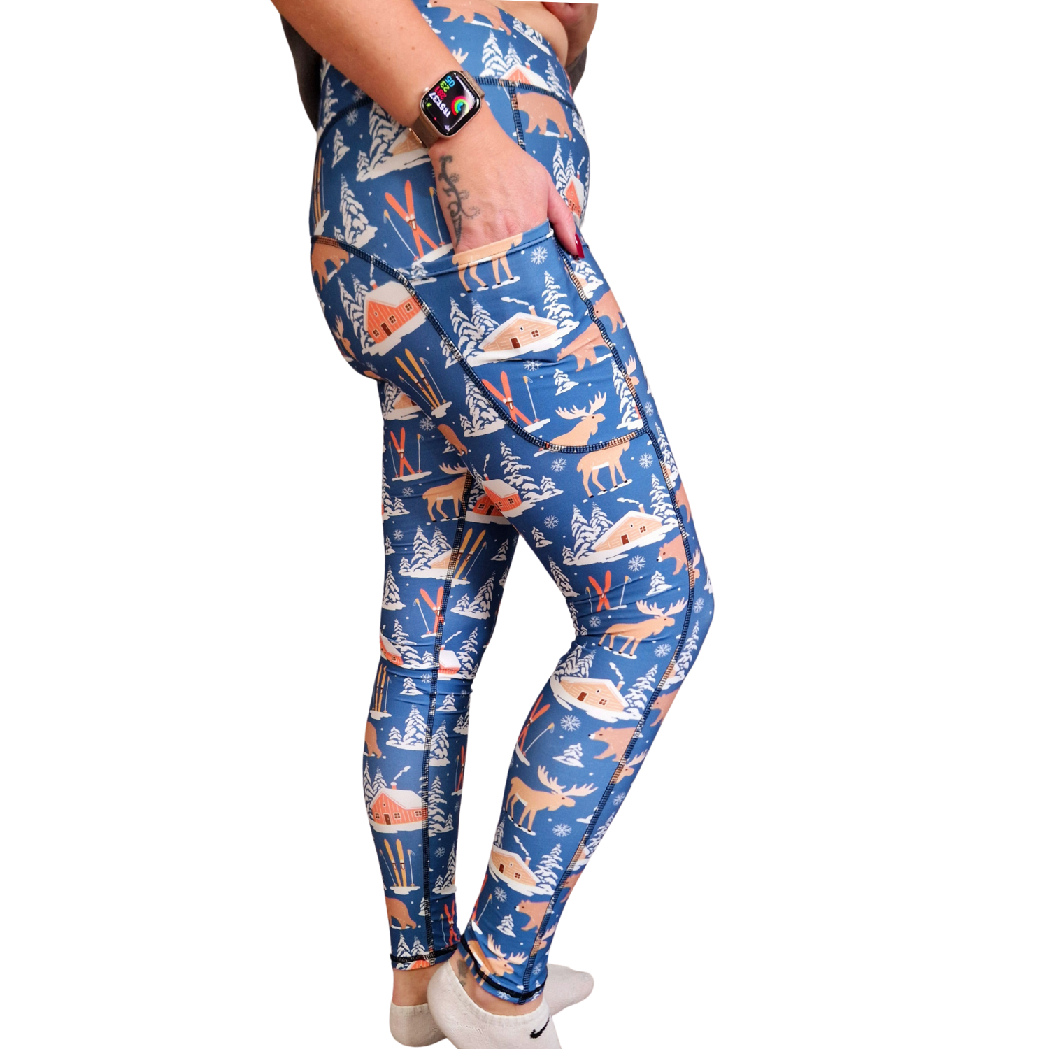 SCULPT Yoga Full Length Leggings - Alpine Lodge