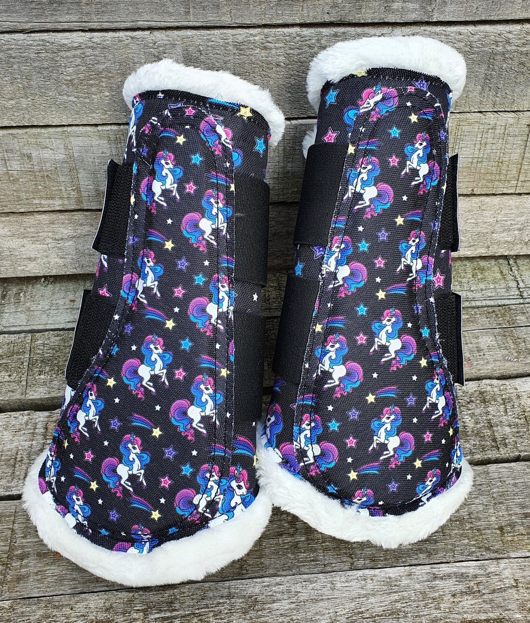 3pcs Offer - Close Contact Pad, Fly Veil & Brushing Boots - Unicorn Magic