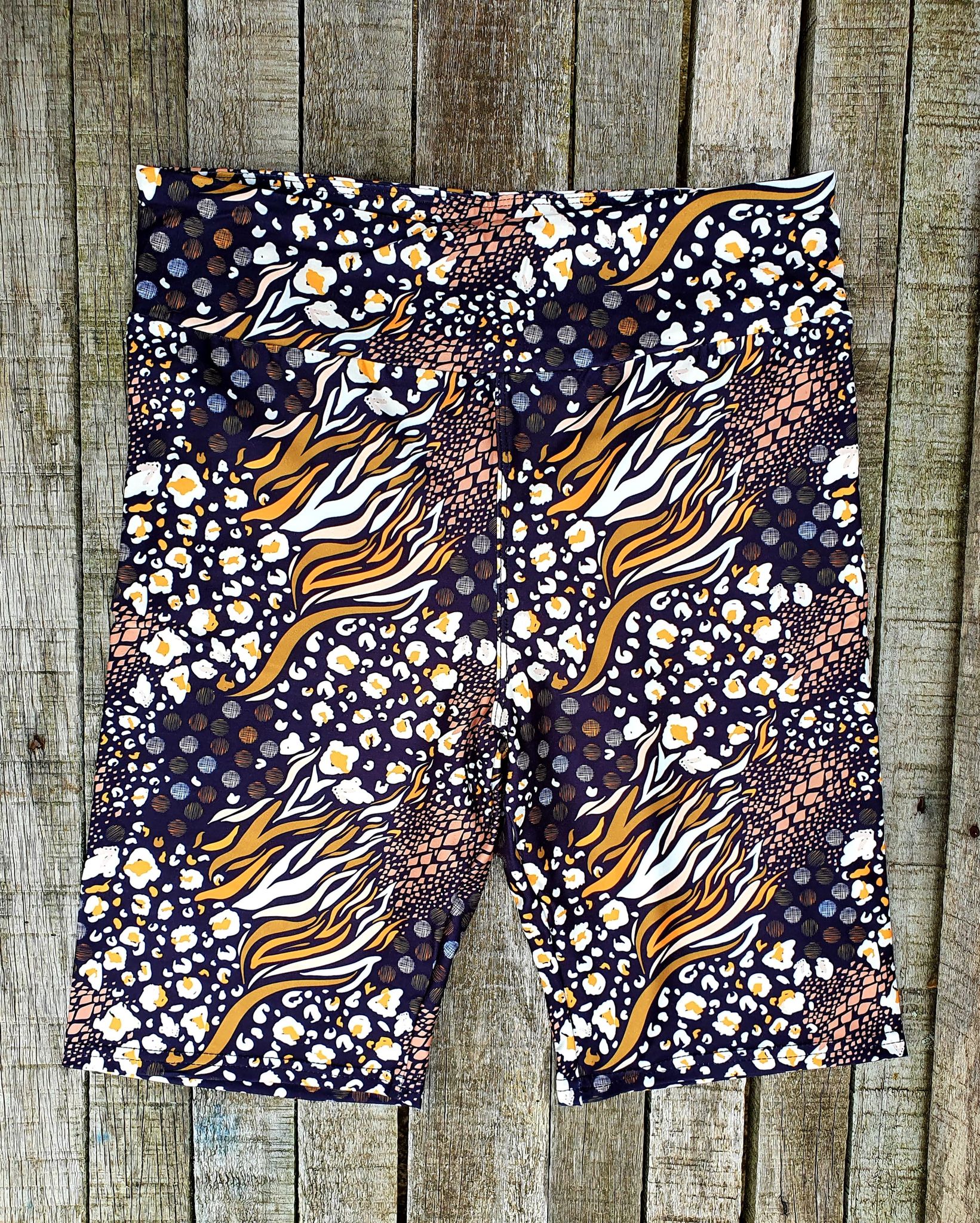 24/7 Biker Shorts - Golden Combo