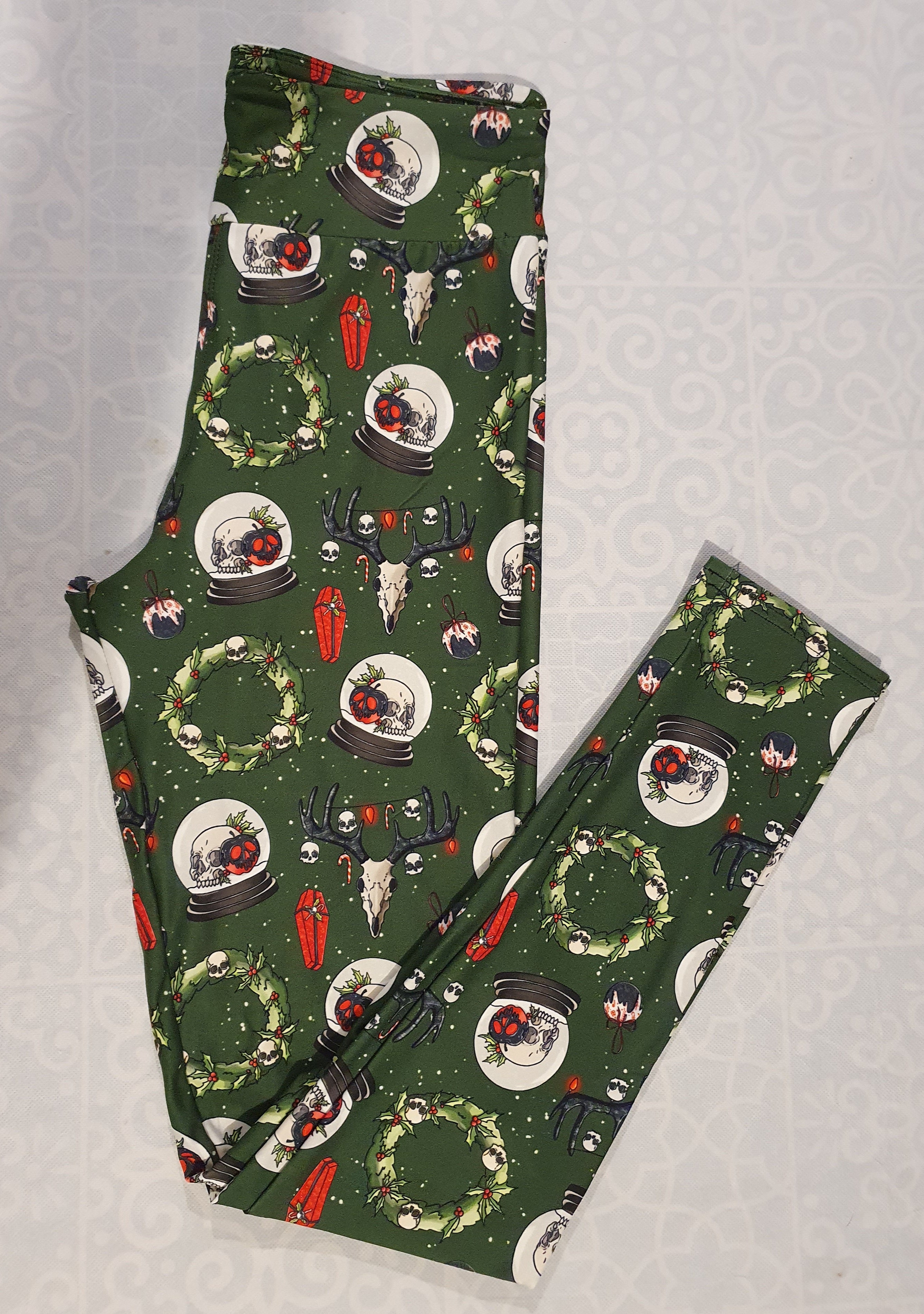 24/7 Full Length Leggings – Skully Christmas