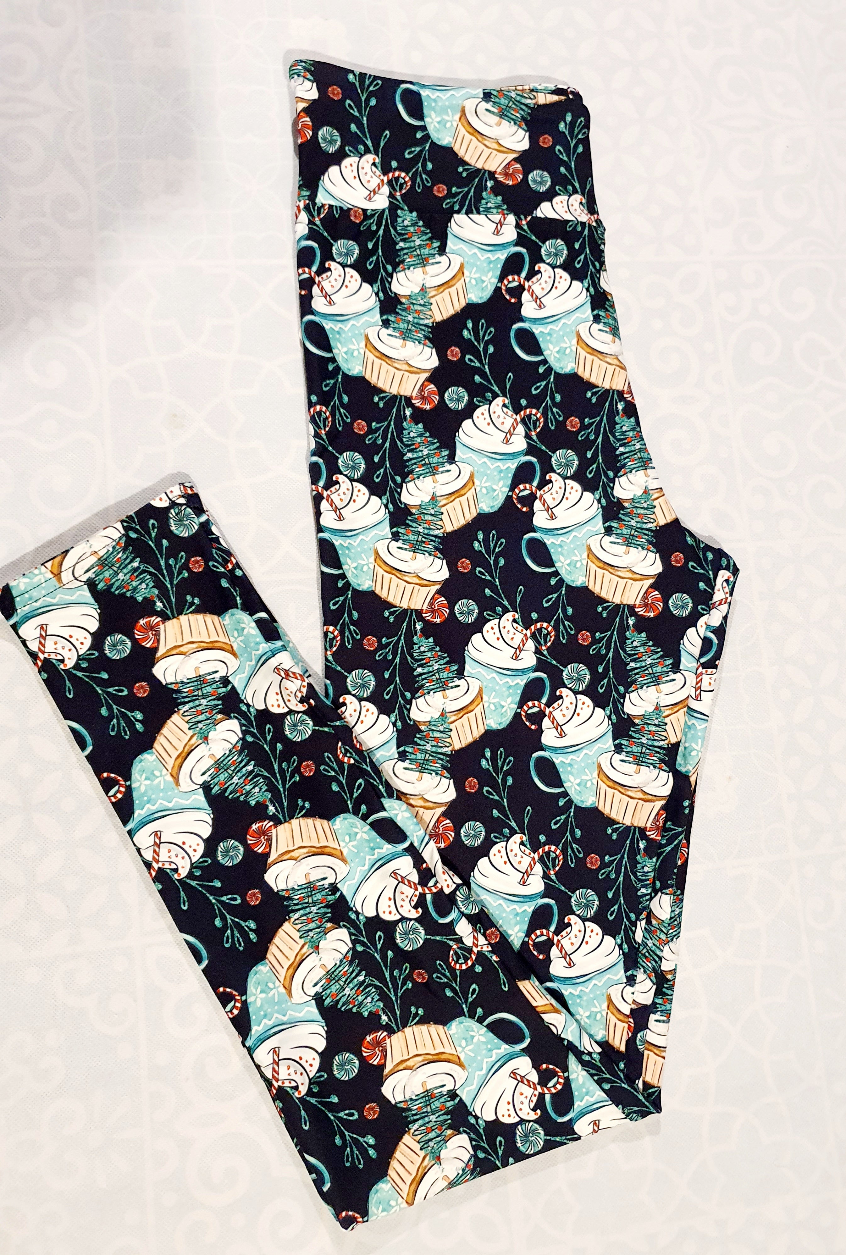 24/7 Full Length Leggings – Jack's Frosting Christmas Leggings