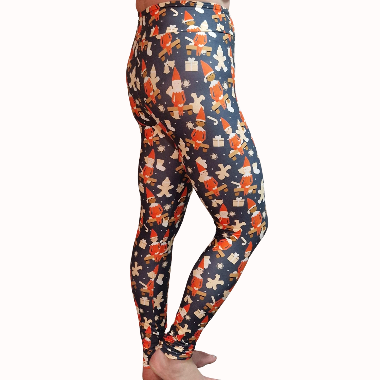 Funky Fit Yoga Leggings - Elf On The Shelf