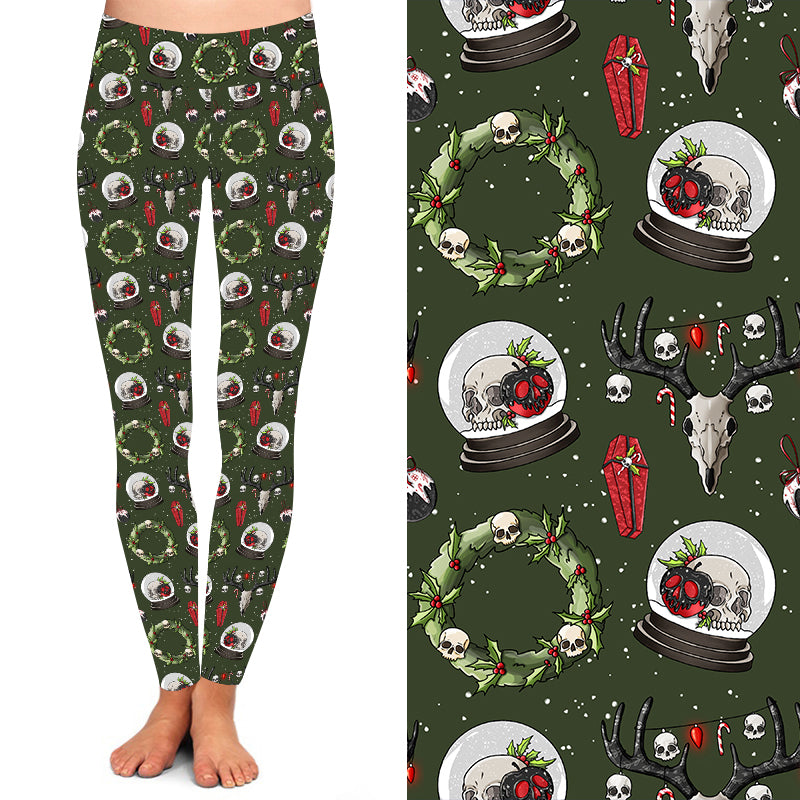 24/7 Full Length Leggings – Skully Christmas